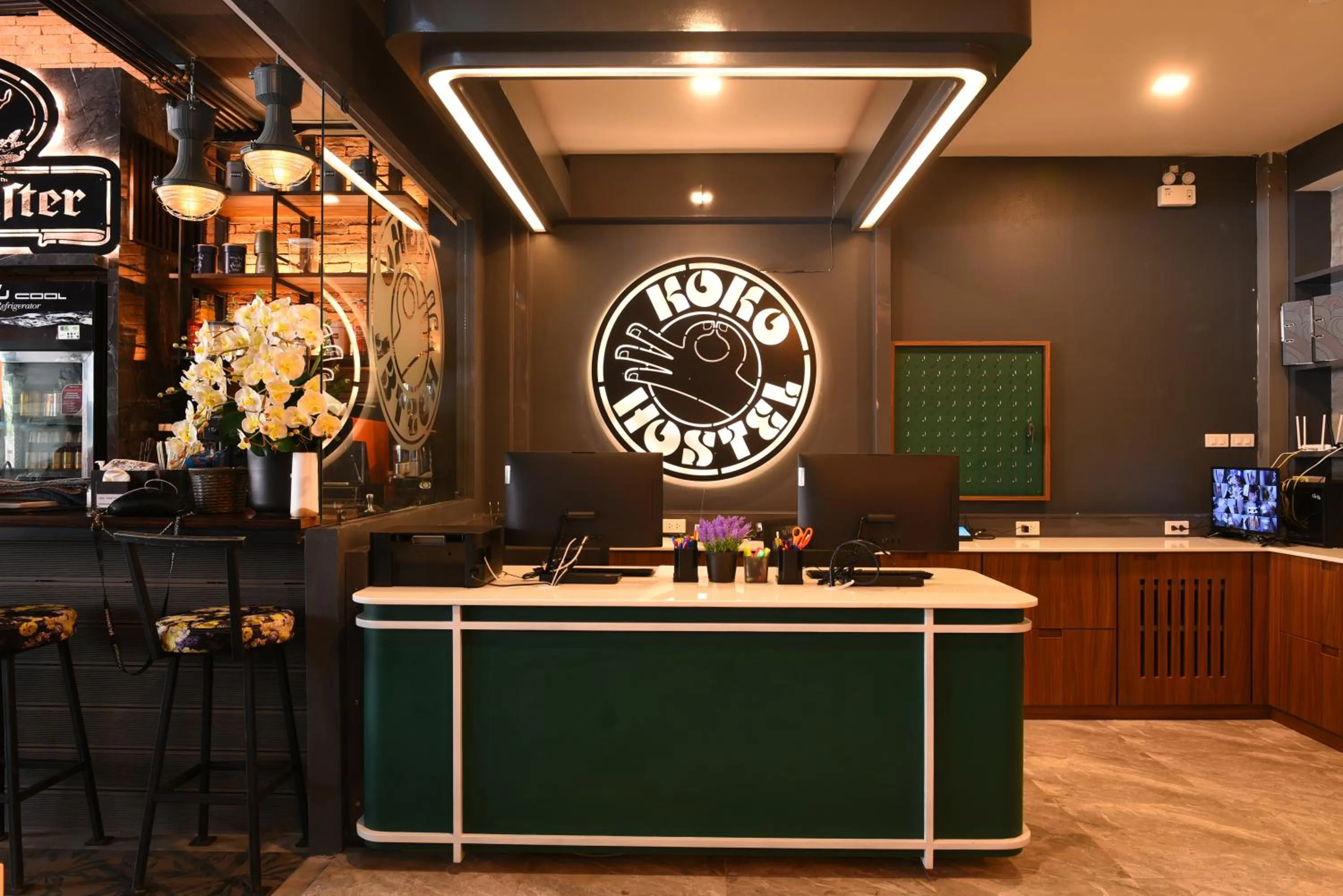 Lobby or reception in KOKO Party Hostel 18-40