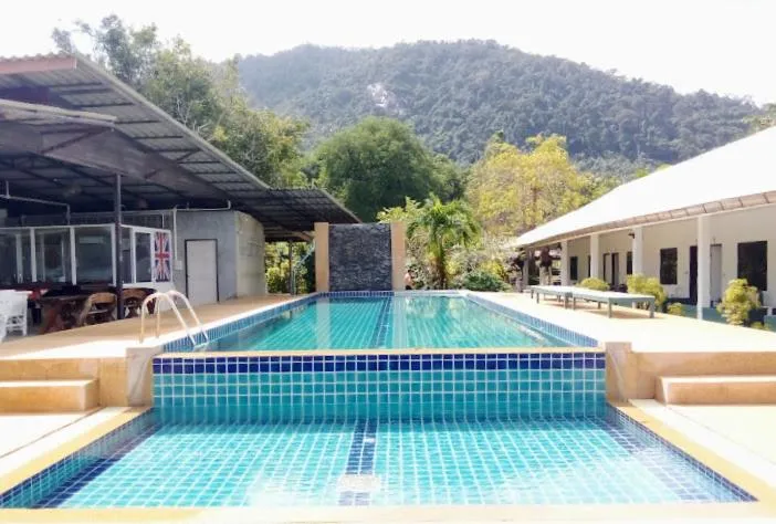 Pool view in Thong Nai Pan Beach Resort