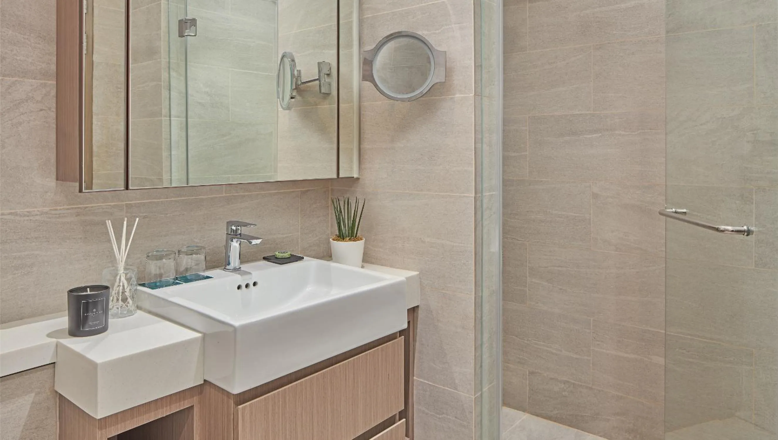 Bathroom in Lanson Place Mall of Asia Manila