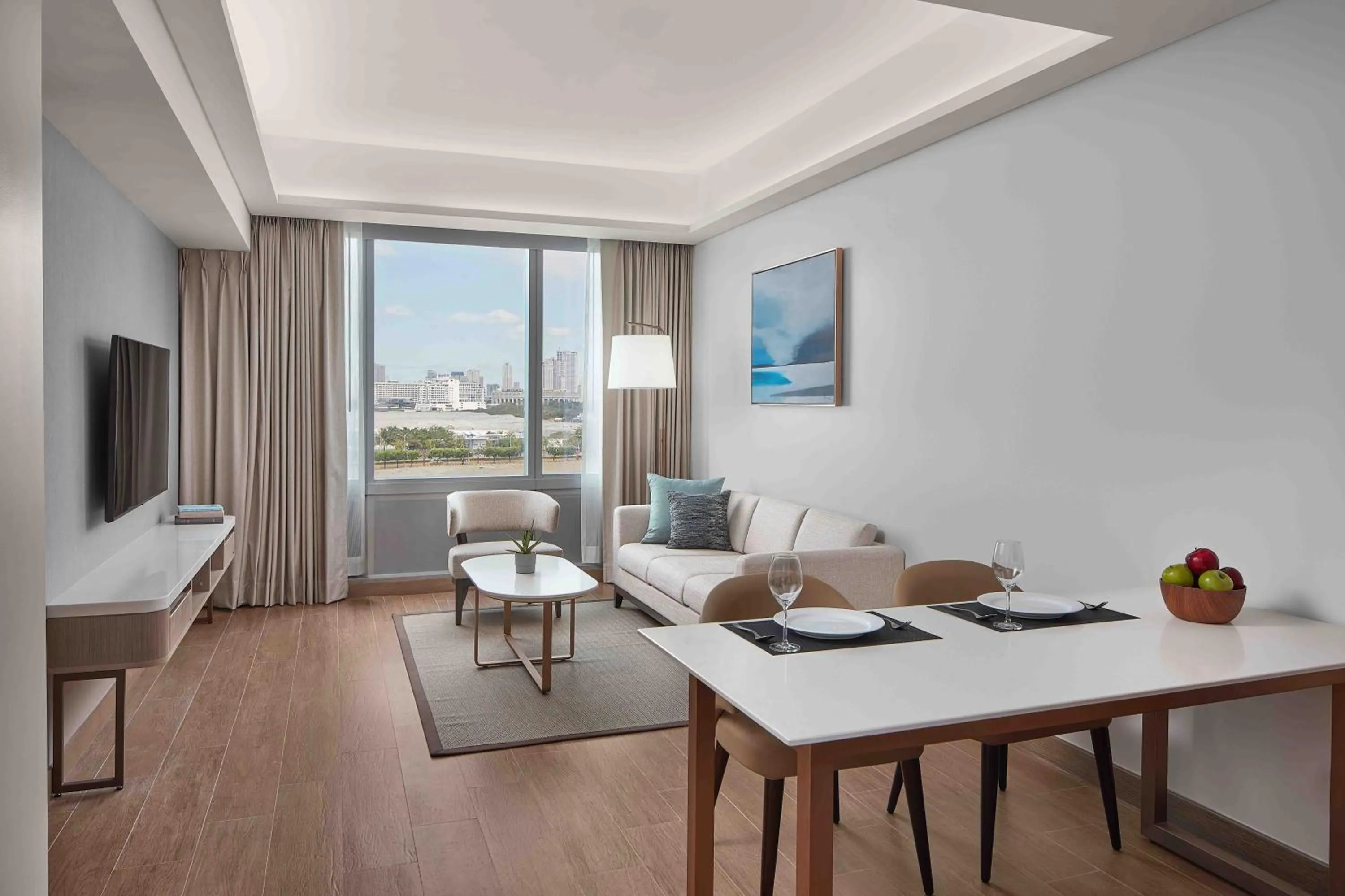 Living room in Lanson Place Mall of Asia Manila