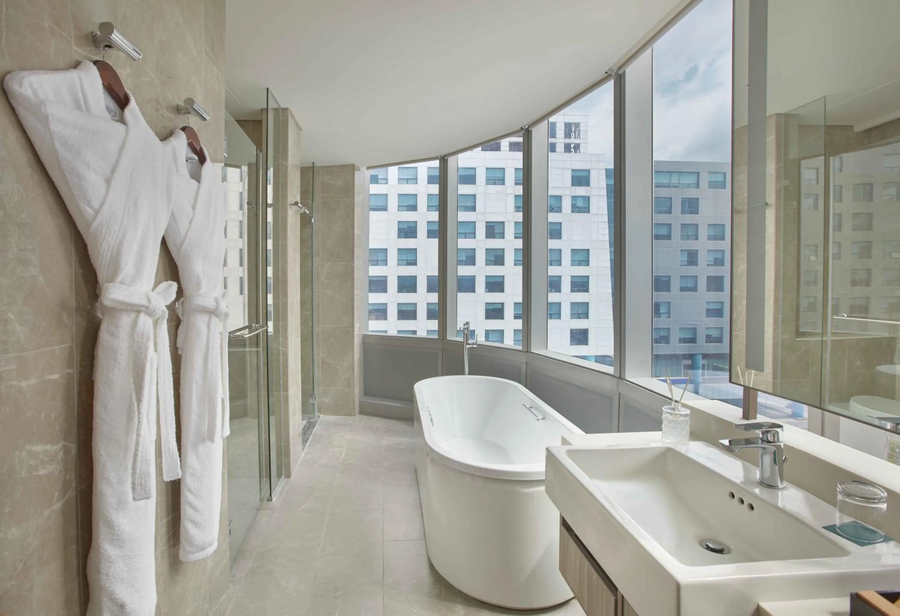 Bathroom in Lanson Place Mall of Asia Manila