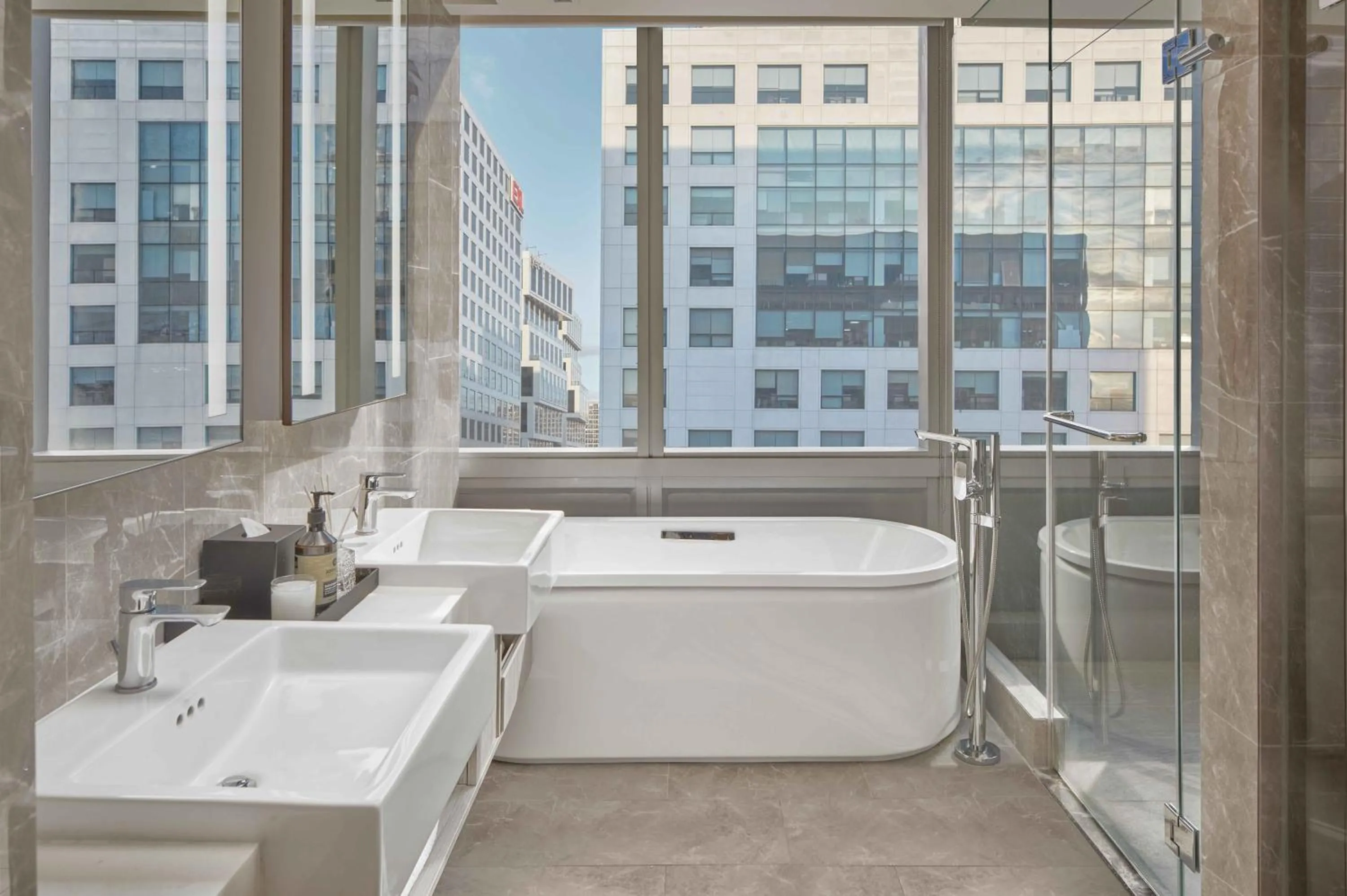 Bathroom in Lanson Place Mall of Asia Manila