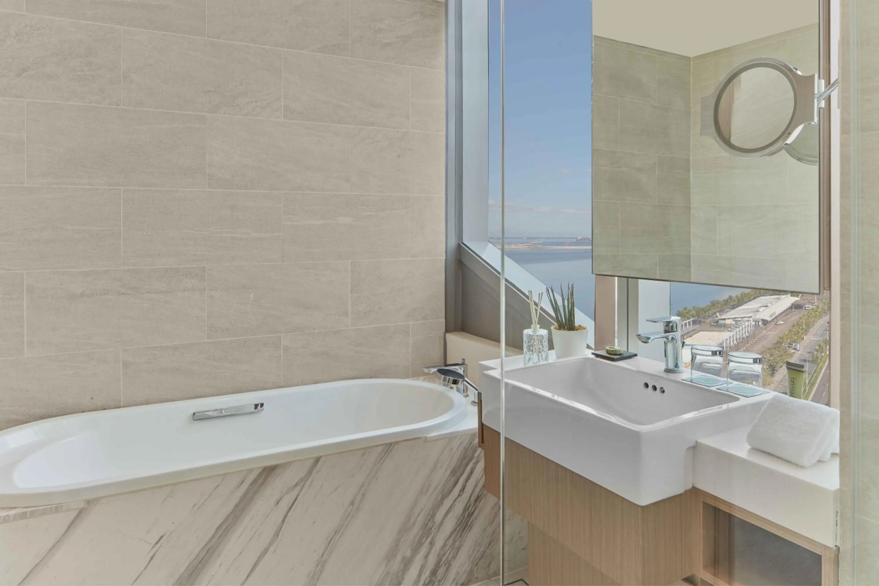 Bathroom in Lanson Place Mall of Asia Manila