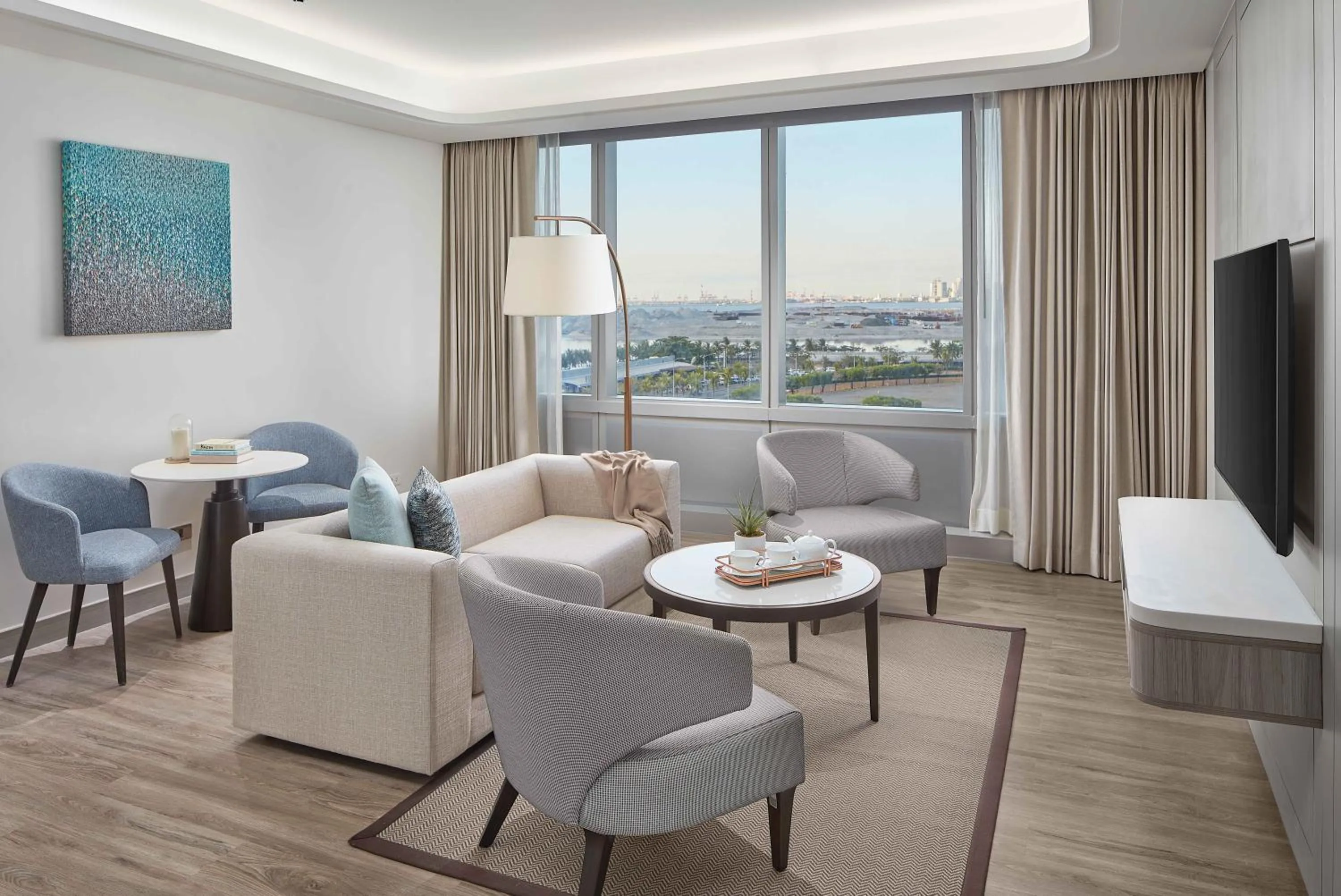 Living room in Lanson Place Mall of Asia Manila