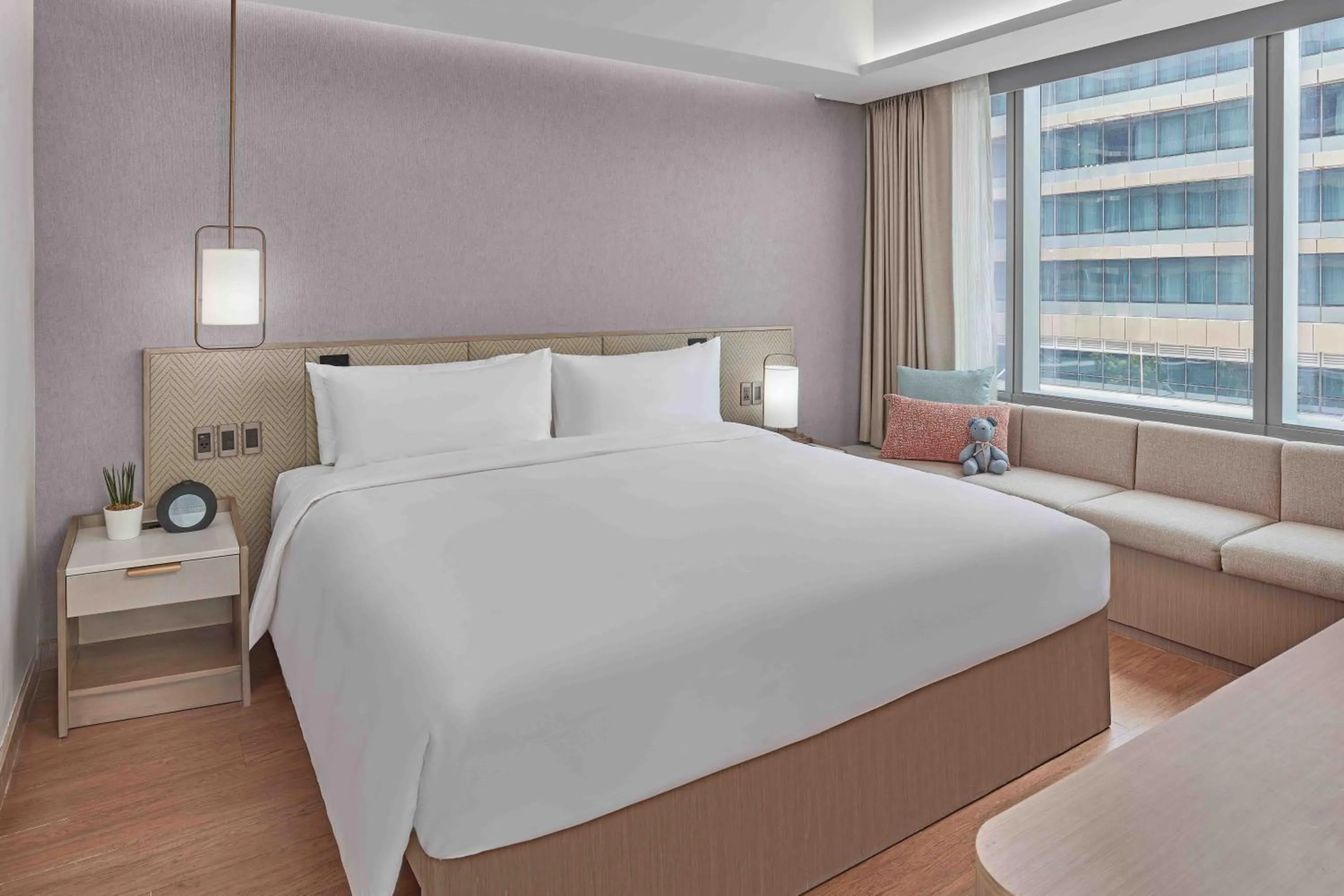 Bedroom, Bed in Lanson Place Mall of Asia Manila