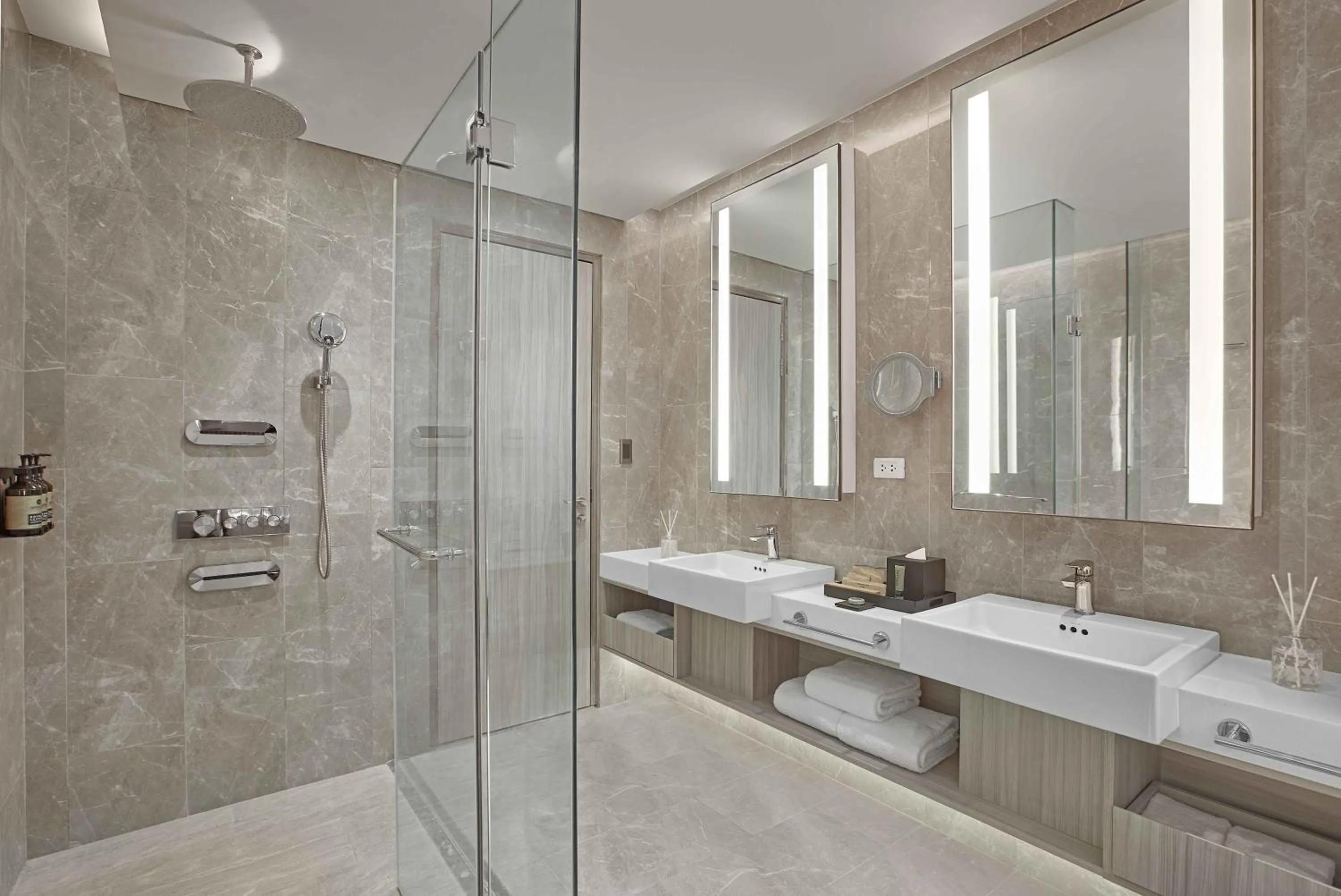 Shower in Lanson Place Mall of Asia Manila