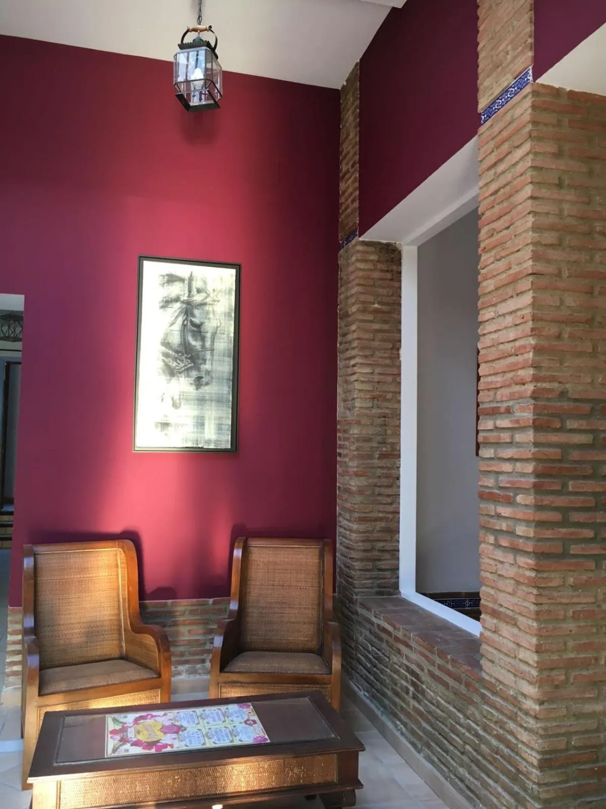 Patio in Hotel Andalou