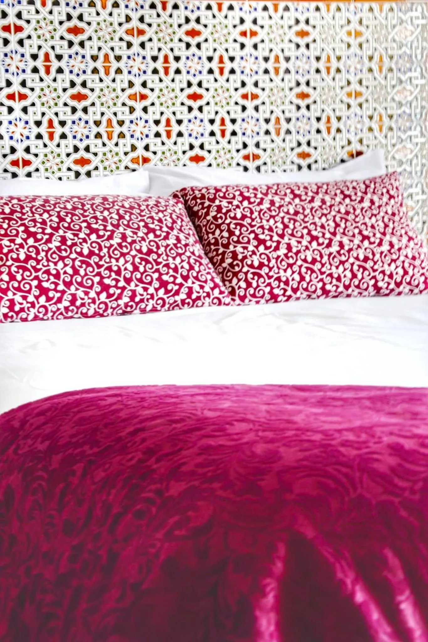 Bed in Hotel Andalou