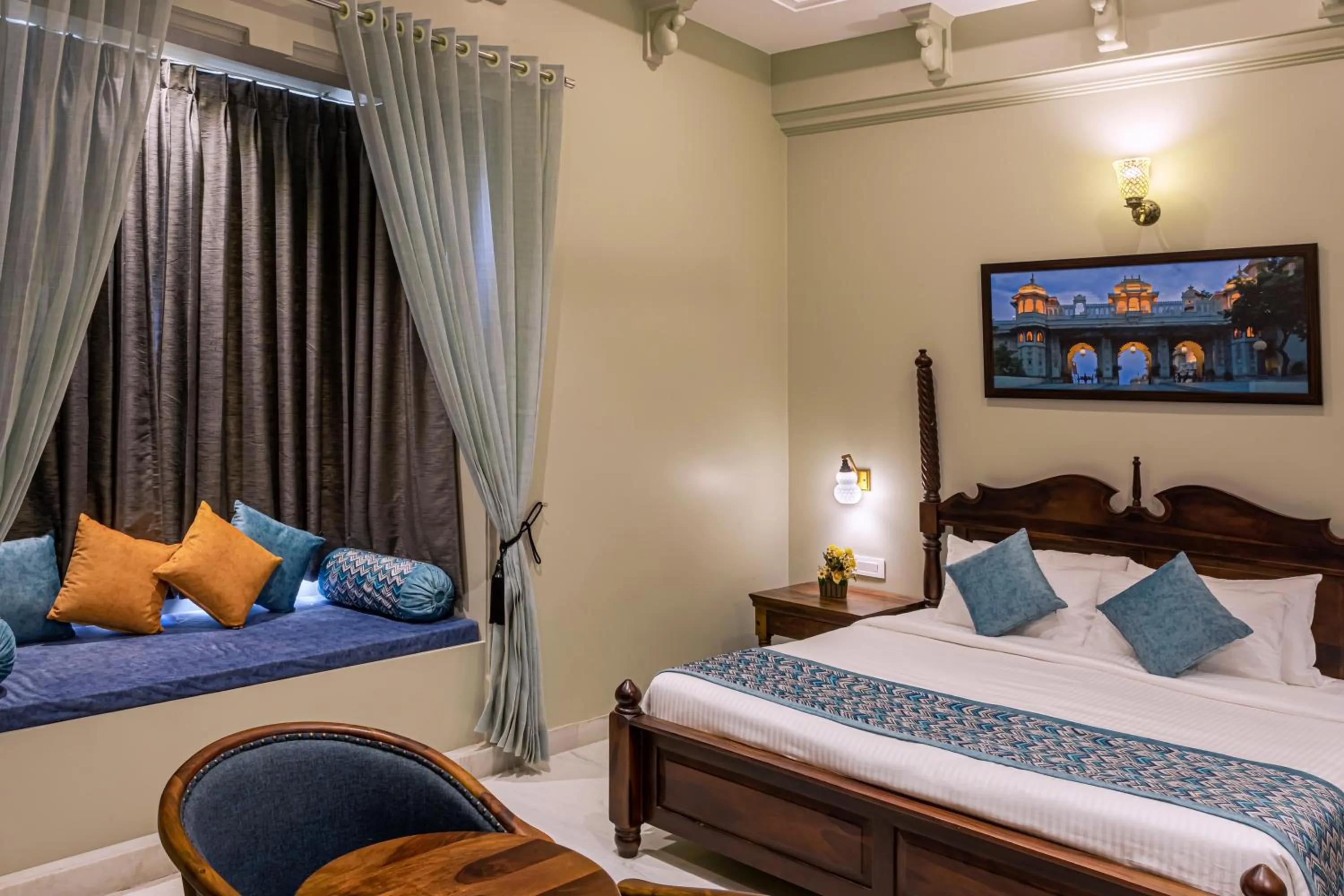 Bed in Rawla Sagrun kumbhalgarh