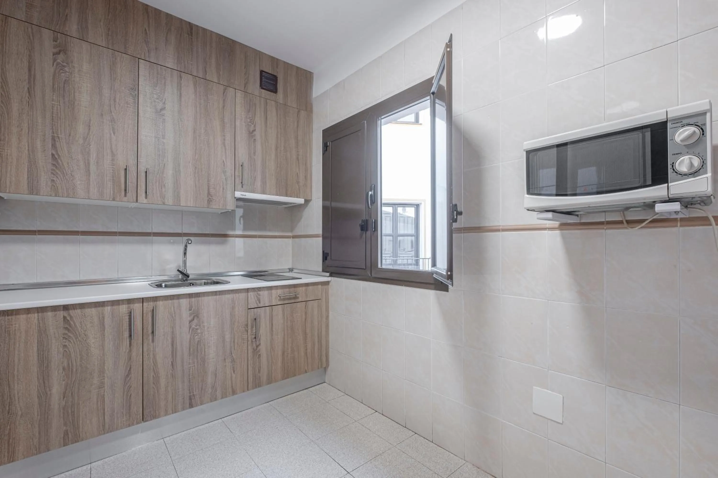 Kitchen or kitchenette in Apartamentos San Pedro