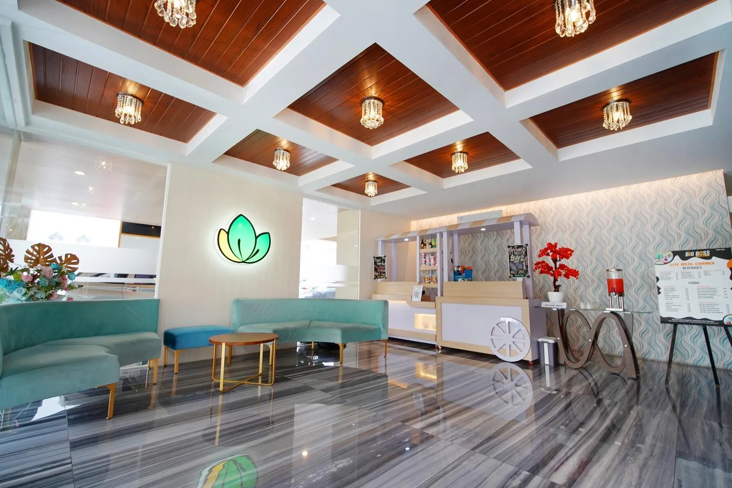 Lobby or reception in Front One Hotel Sragen