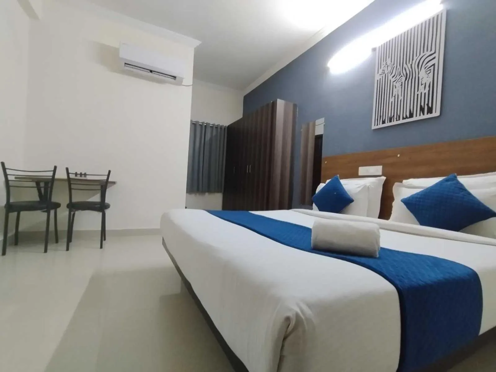 Bedroom, Bed in Collection O Rio Kondapur Near Rahavendra Colony