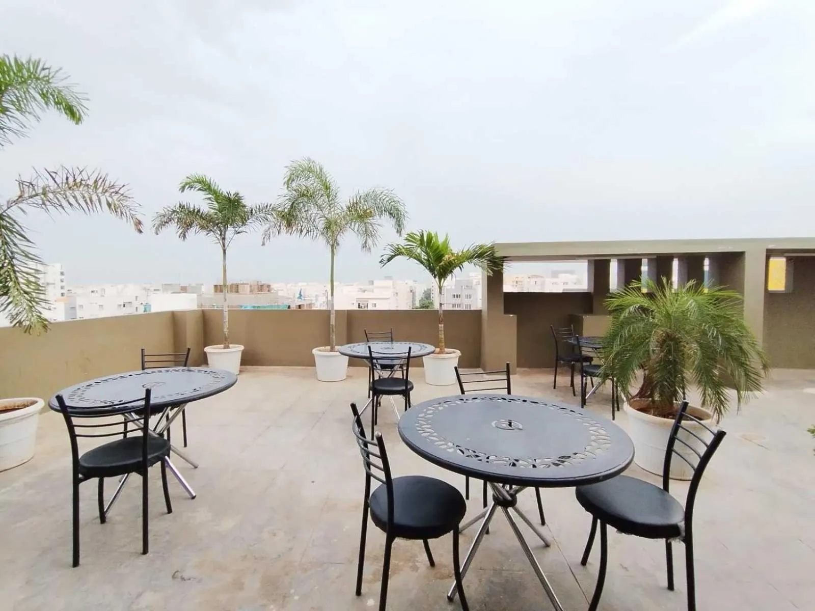 Dining area in Collection O Rio Kondapur Near Rahavendra Colony