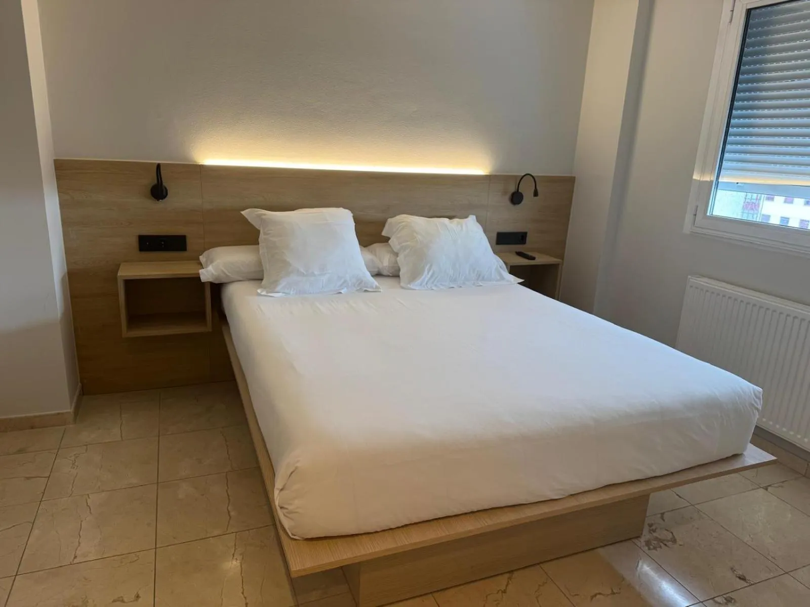 Bed in Hotel Apartamentos Ciudad de Lugo