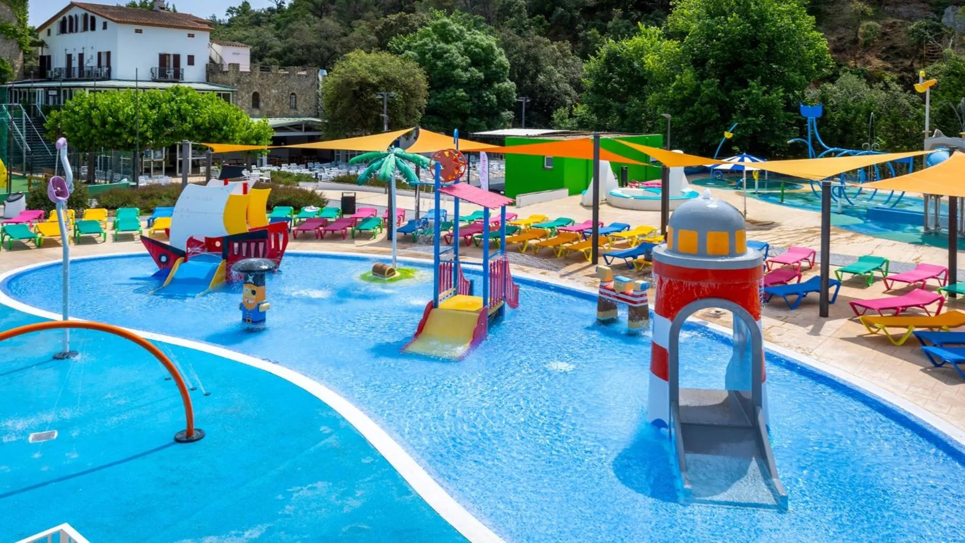 Pool view in Medplaya Aparthotel Sant Eloi