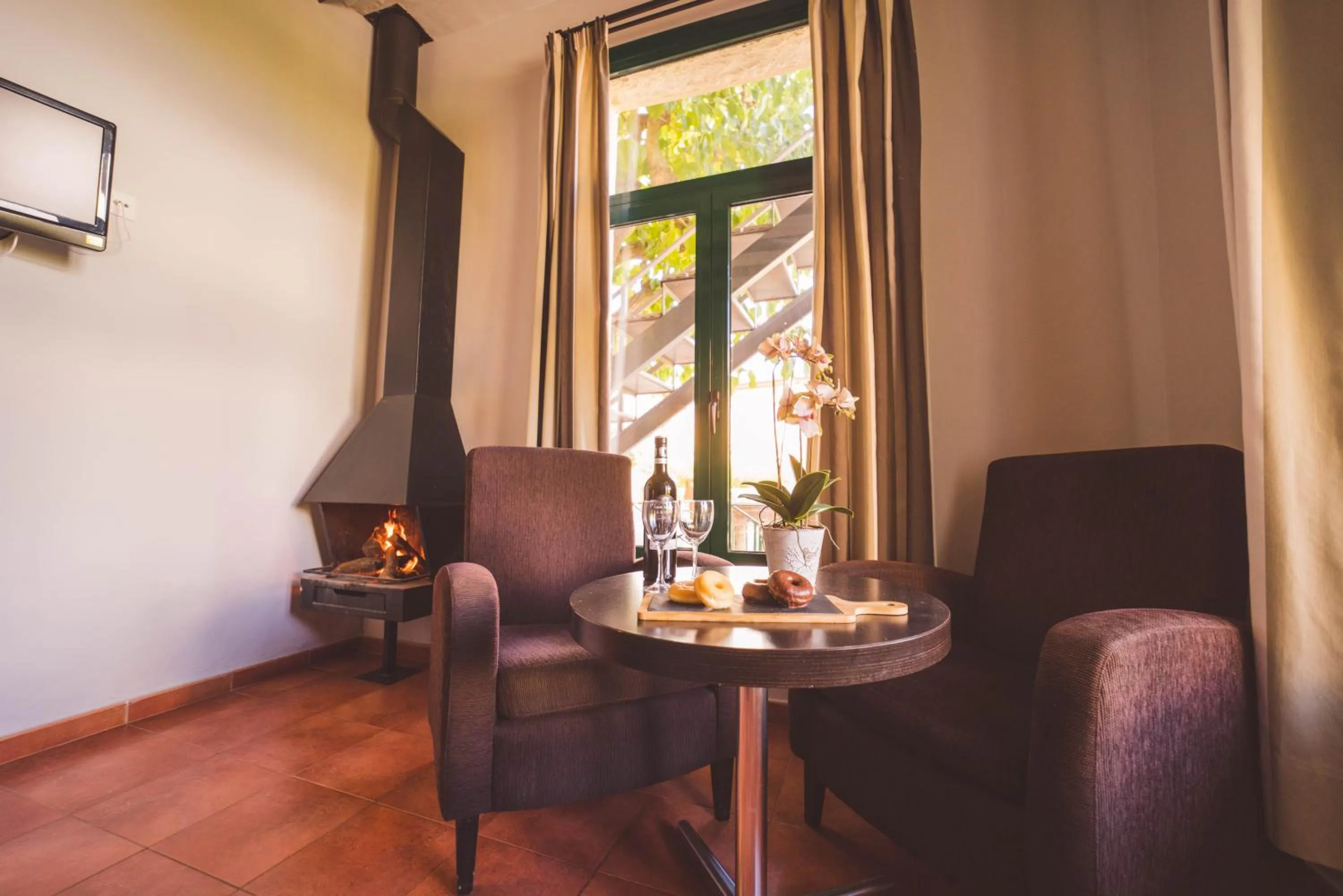 flat iron in Hotel Rural y Apartamentos Villa Engracia