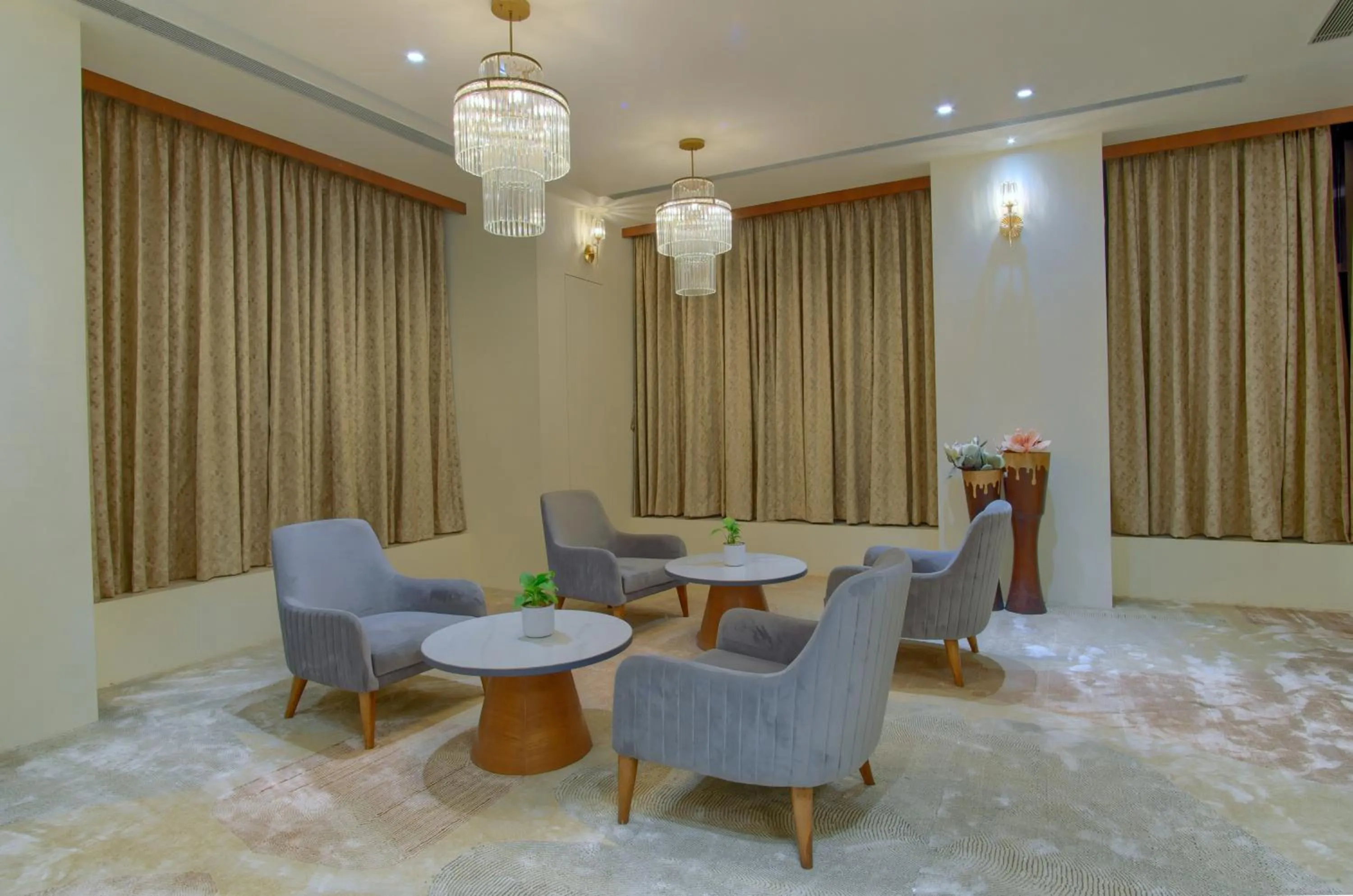 Seating area in Sayaji Morbi