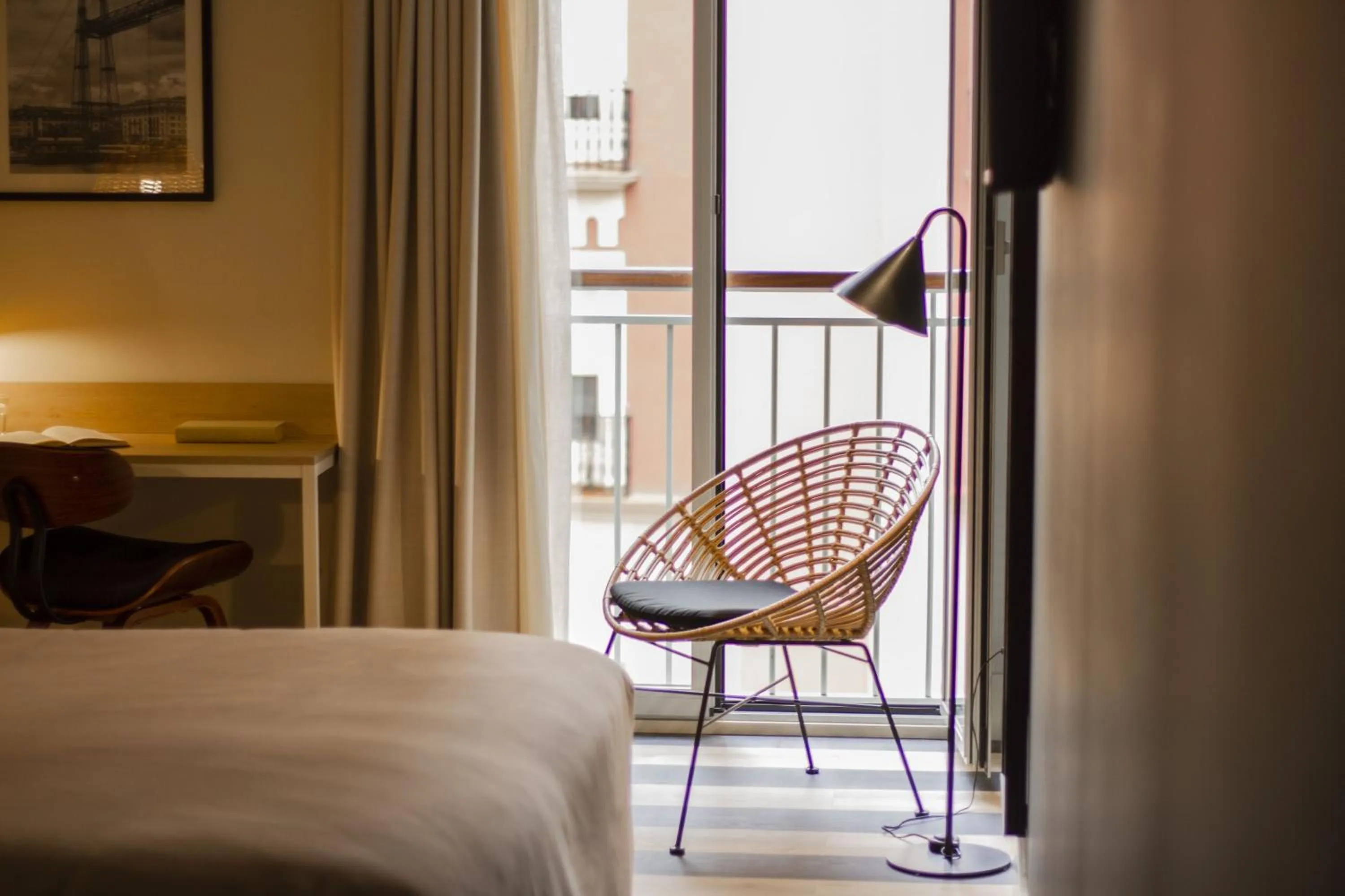 Bedroom, Bed in room Select Bilbao