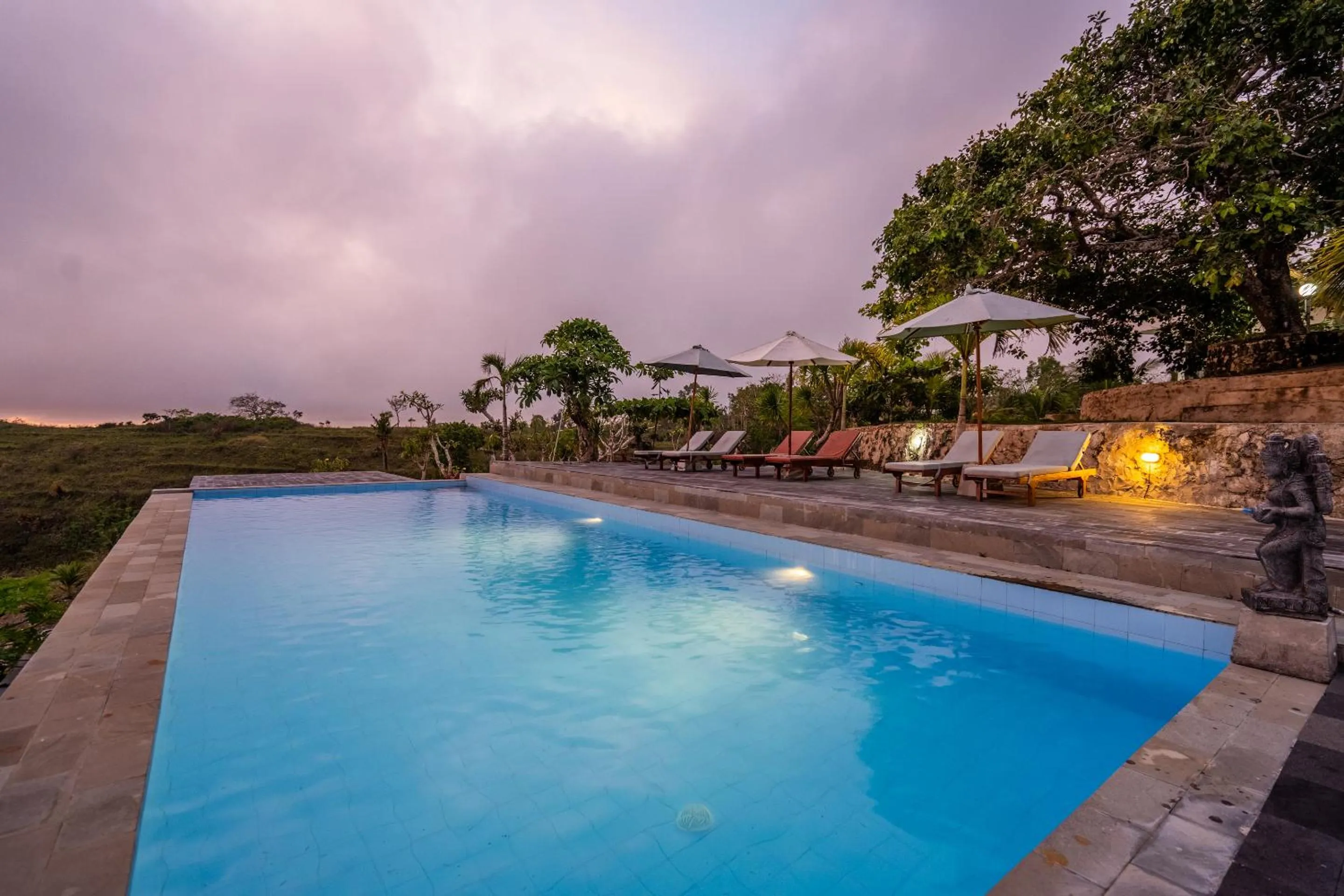 Swimming pool in Nusa Penida Pini Sentana