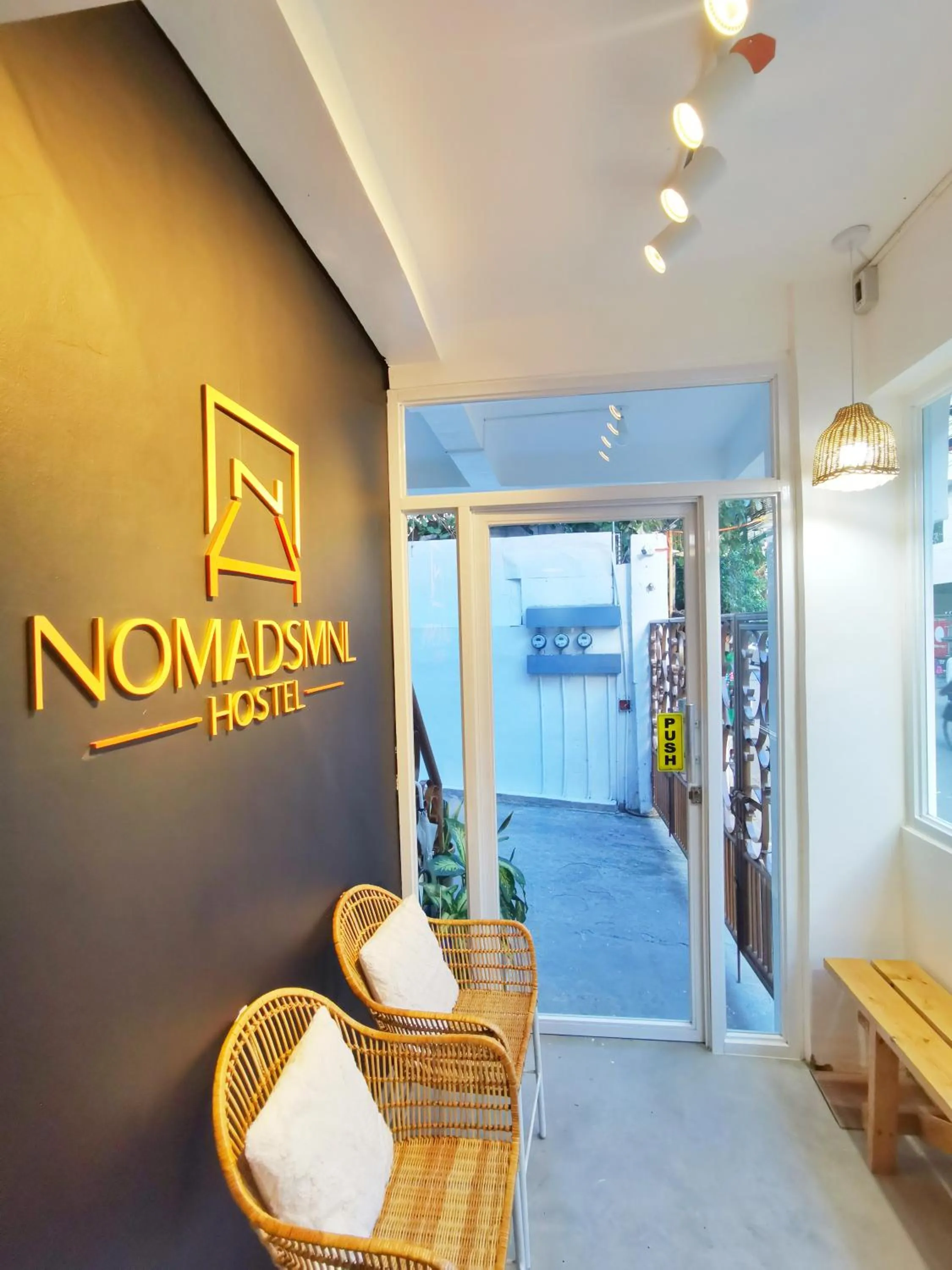 Property building in NomadsMNL Airport Hostel