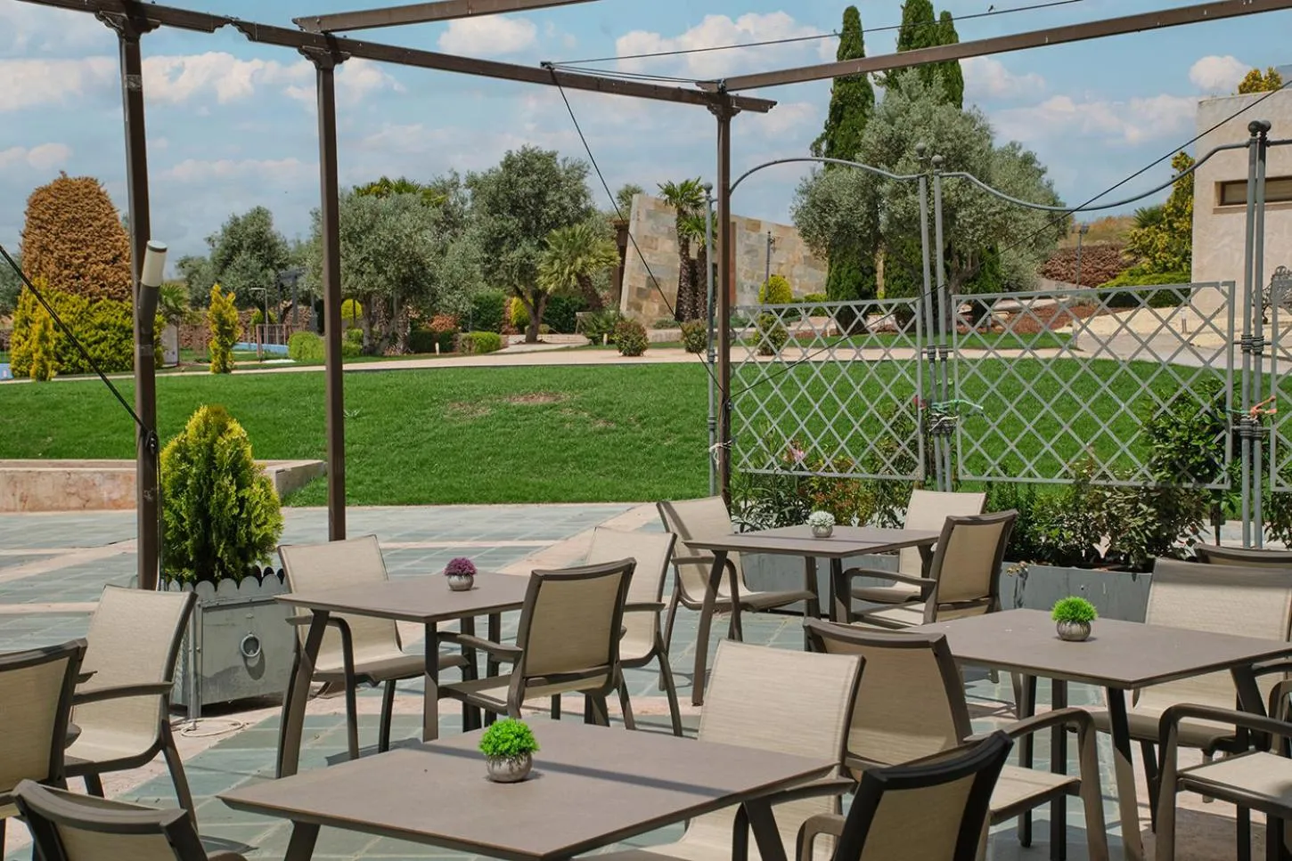 Patio in Hotel Spa Villa Nazules