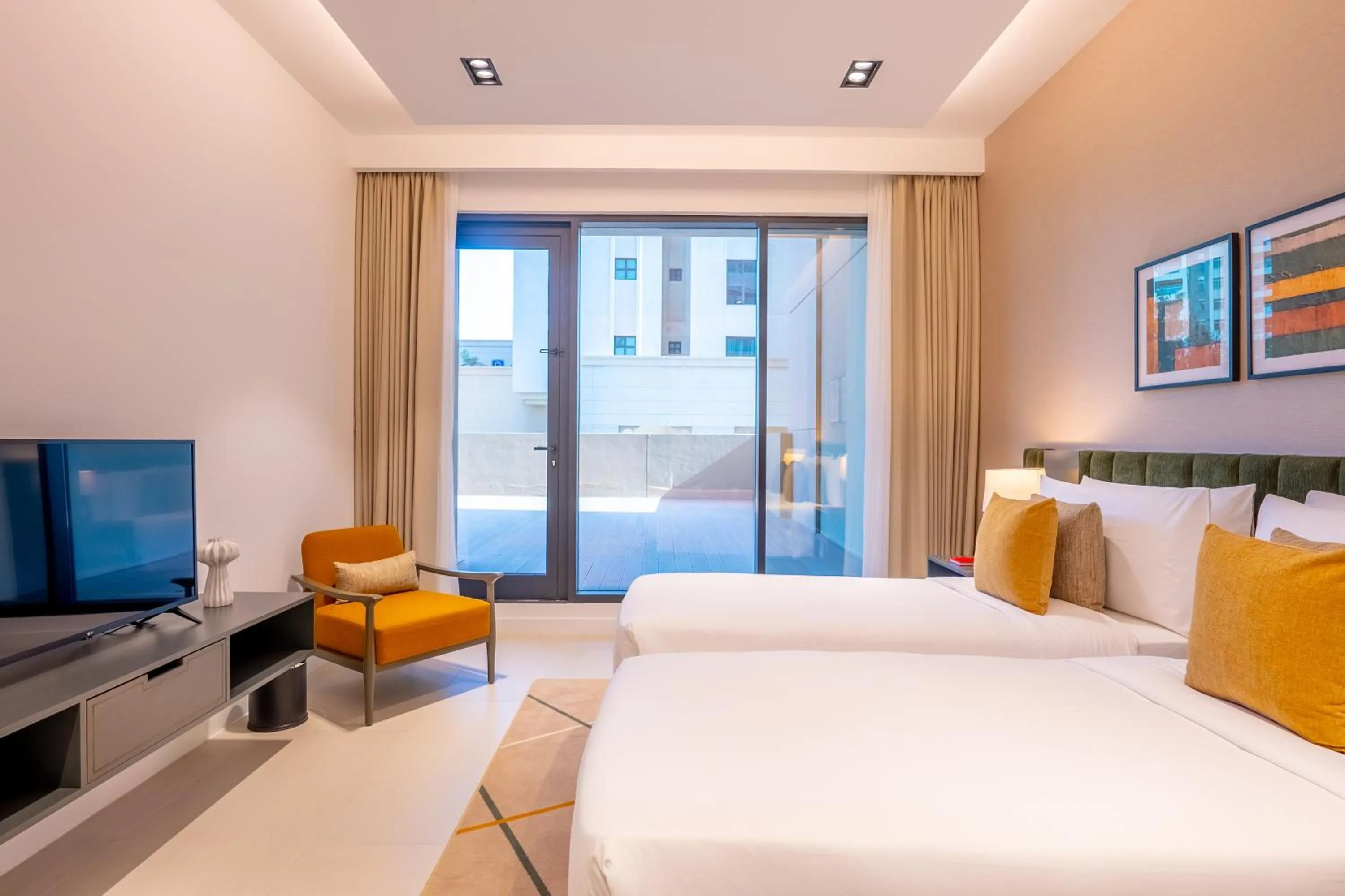 Bedroom, Bed in Cheval Maison - The Palm