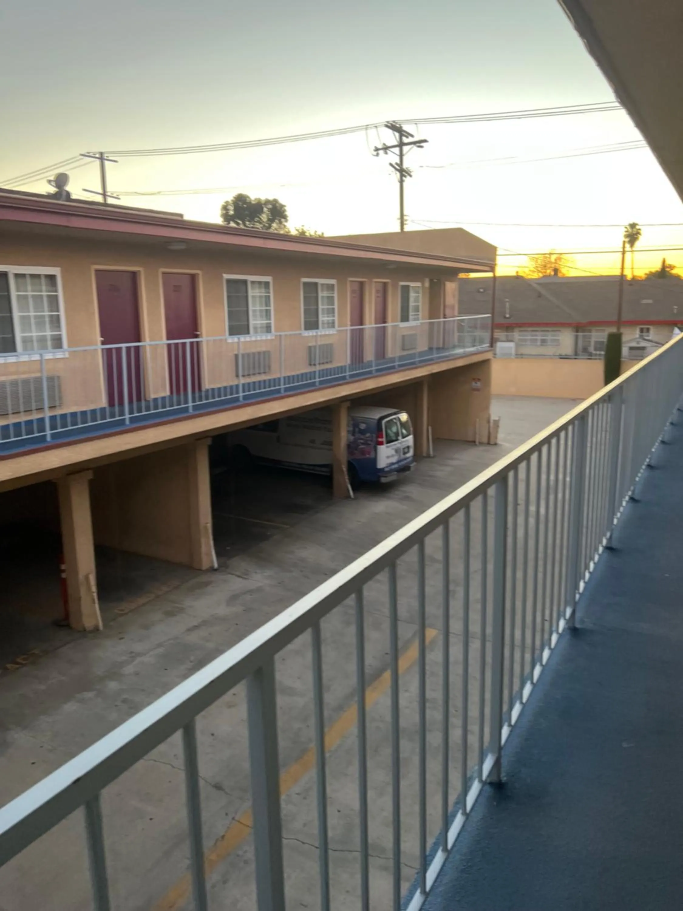 Balcony/Terrace in Deluxe Inn LA