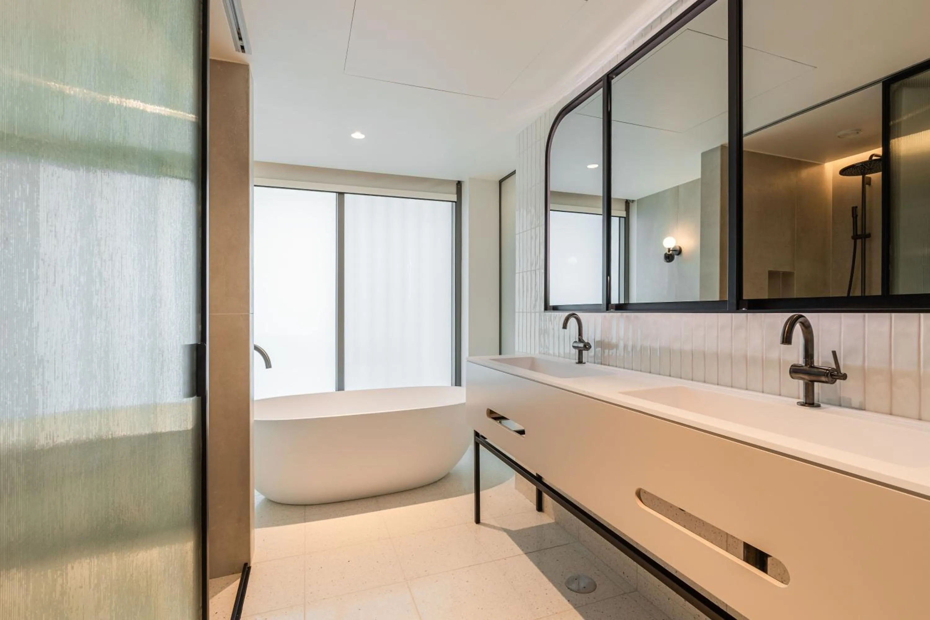 Bathroom in LUSTER Hotel