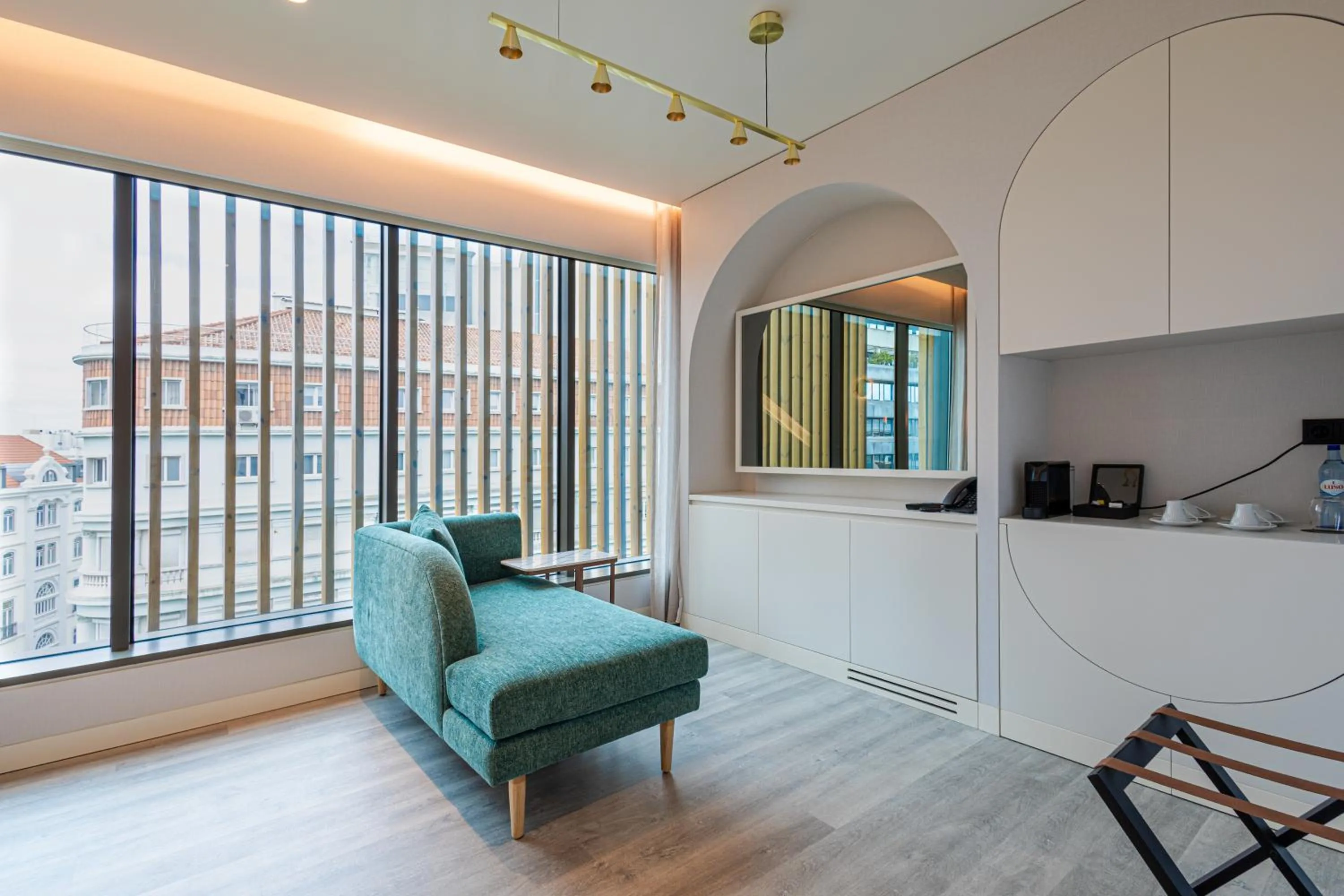 Living room in LUSTER Hotel