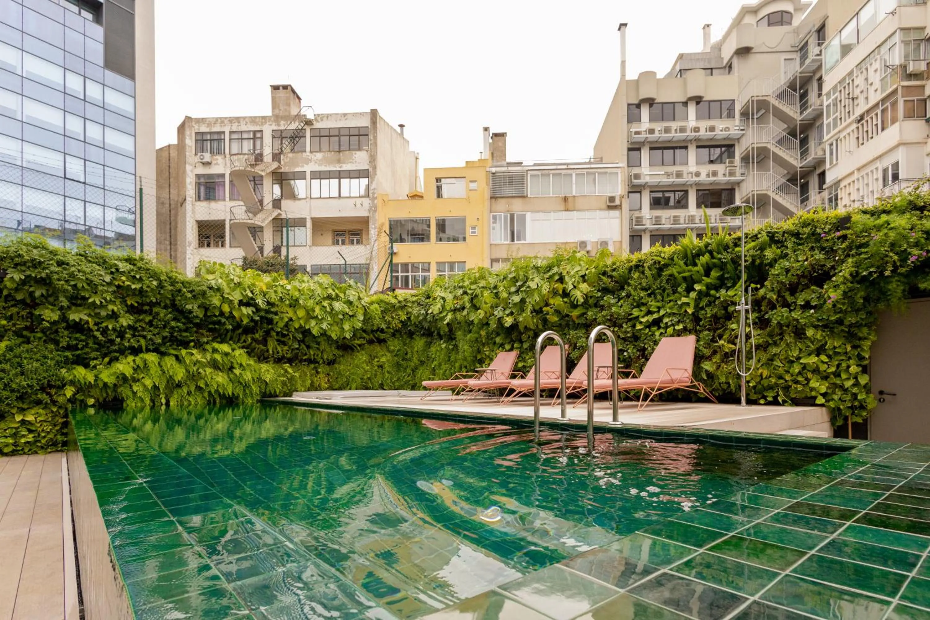 Swimming pool in LUSTER Hotel