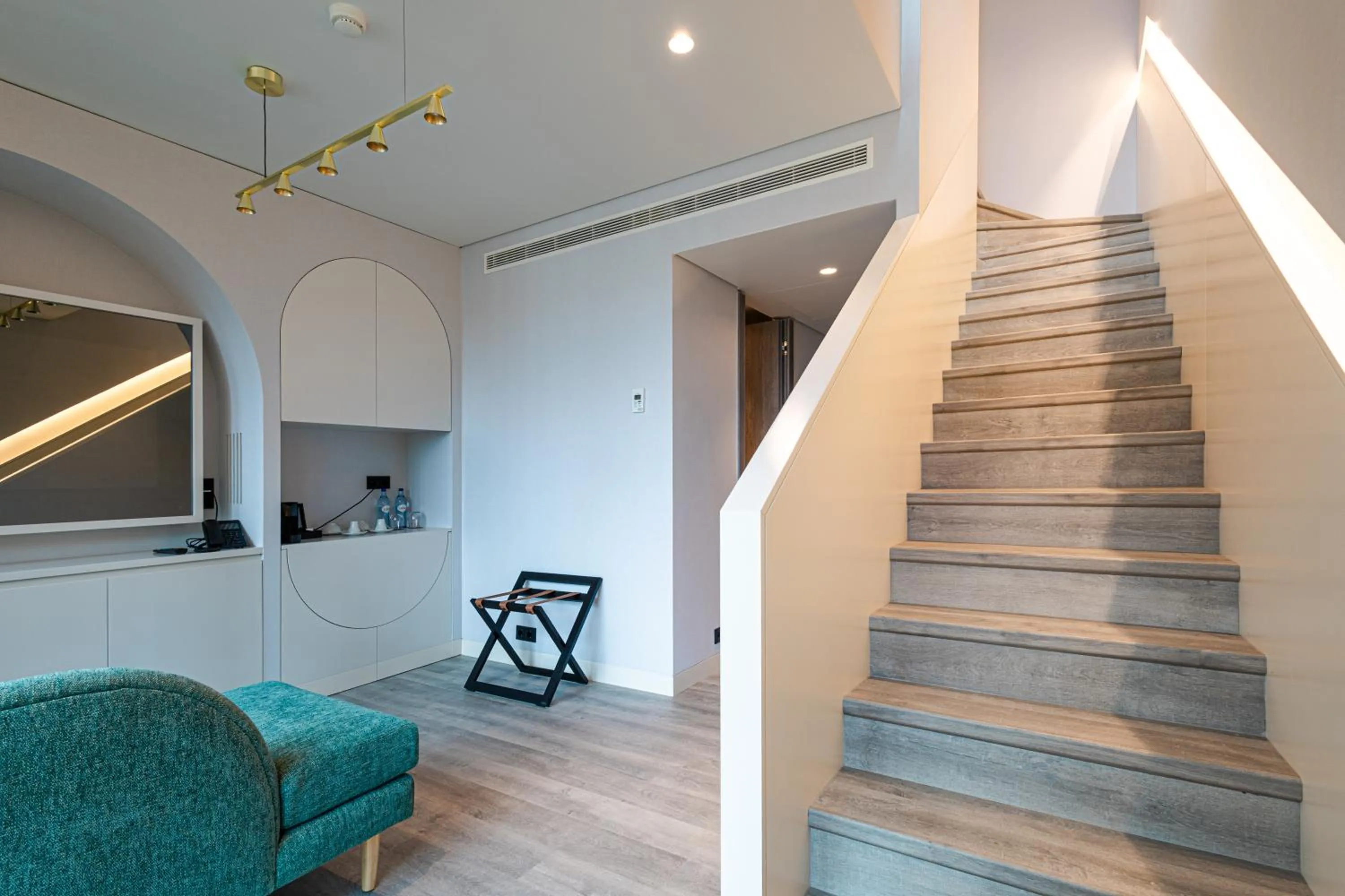 Living room in LUSTER Hotel