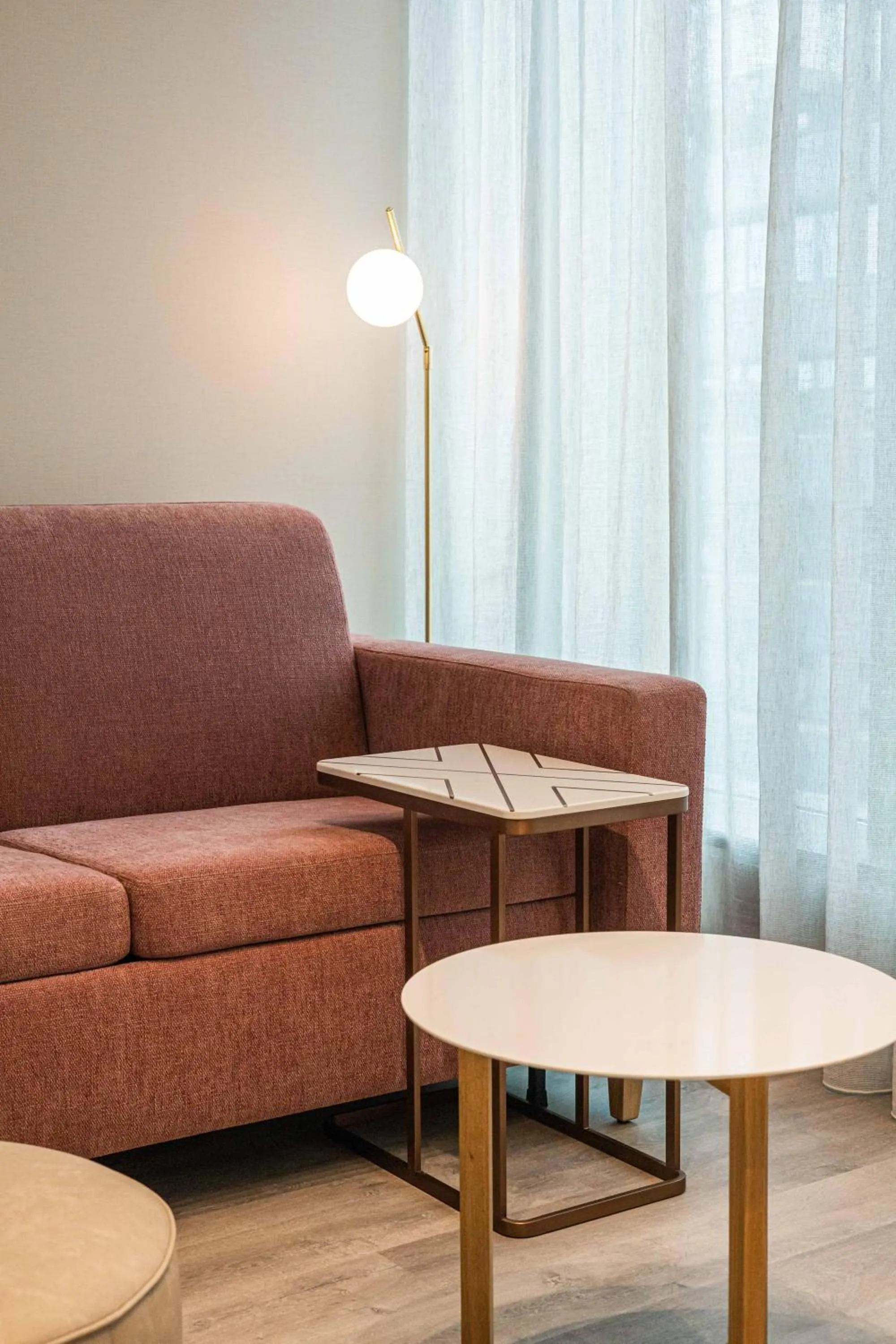 Living room in LUSTER Hotel