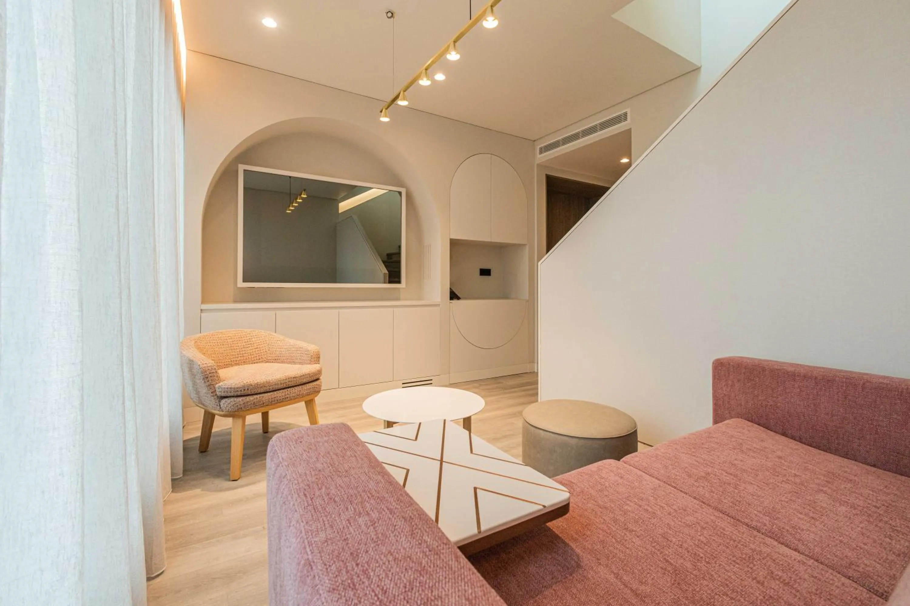 Living room in LUSTER Hotel