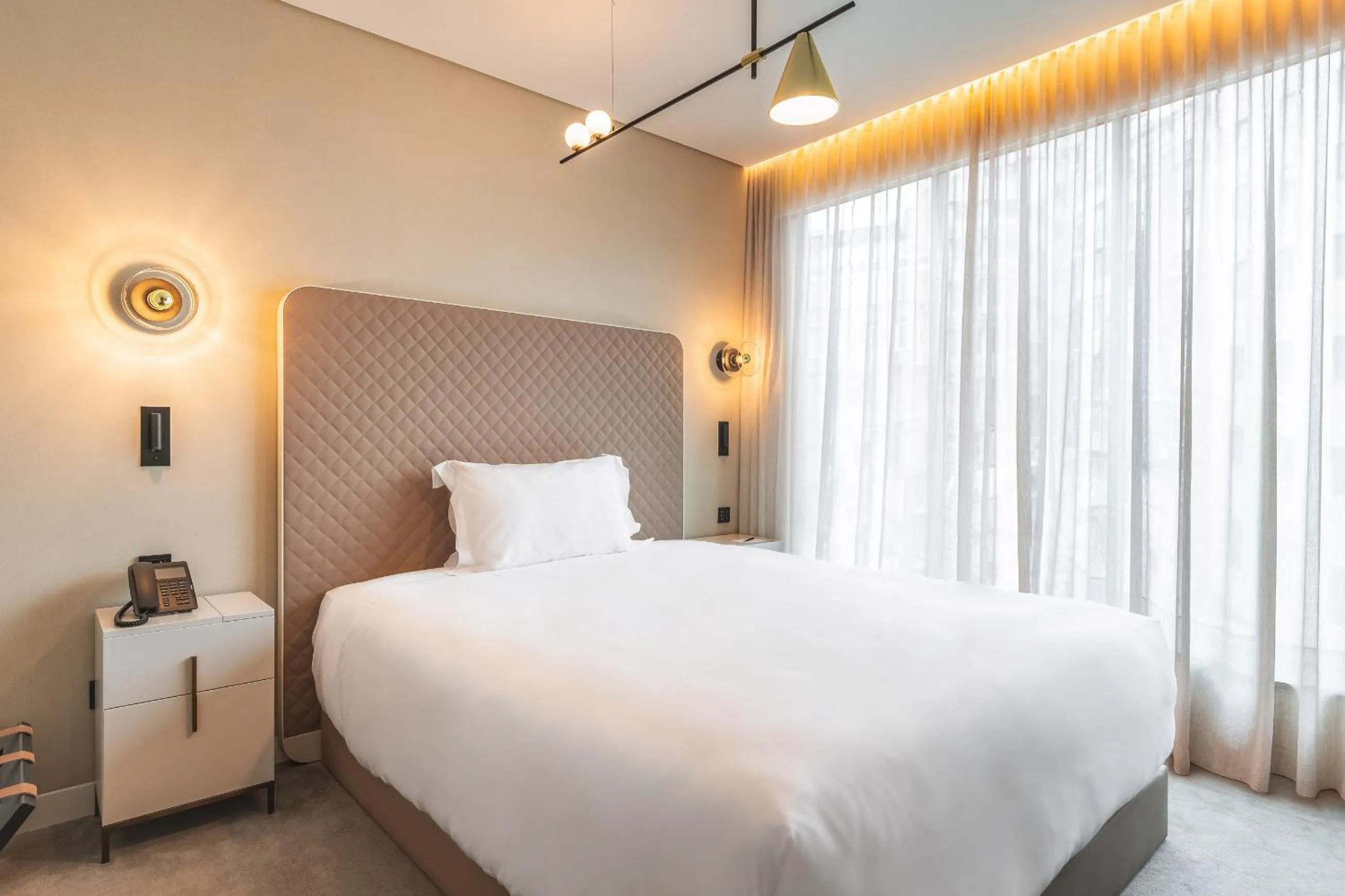 Bedroom, Bed in LUSTER Hotel