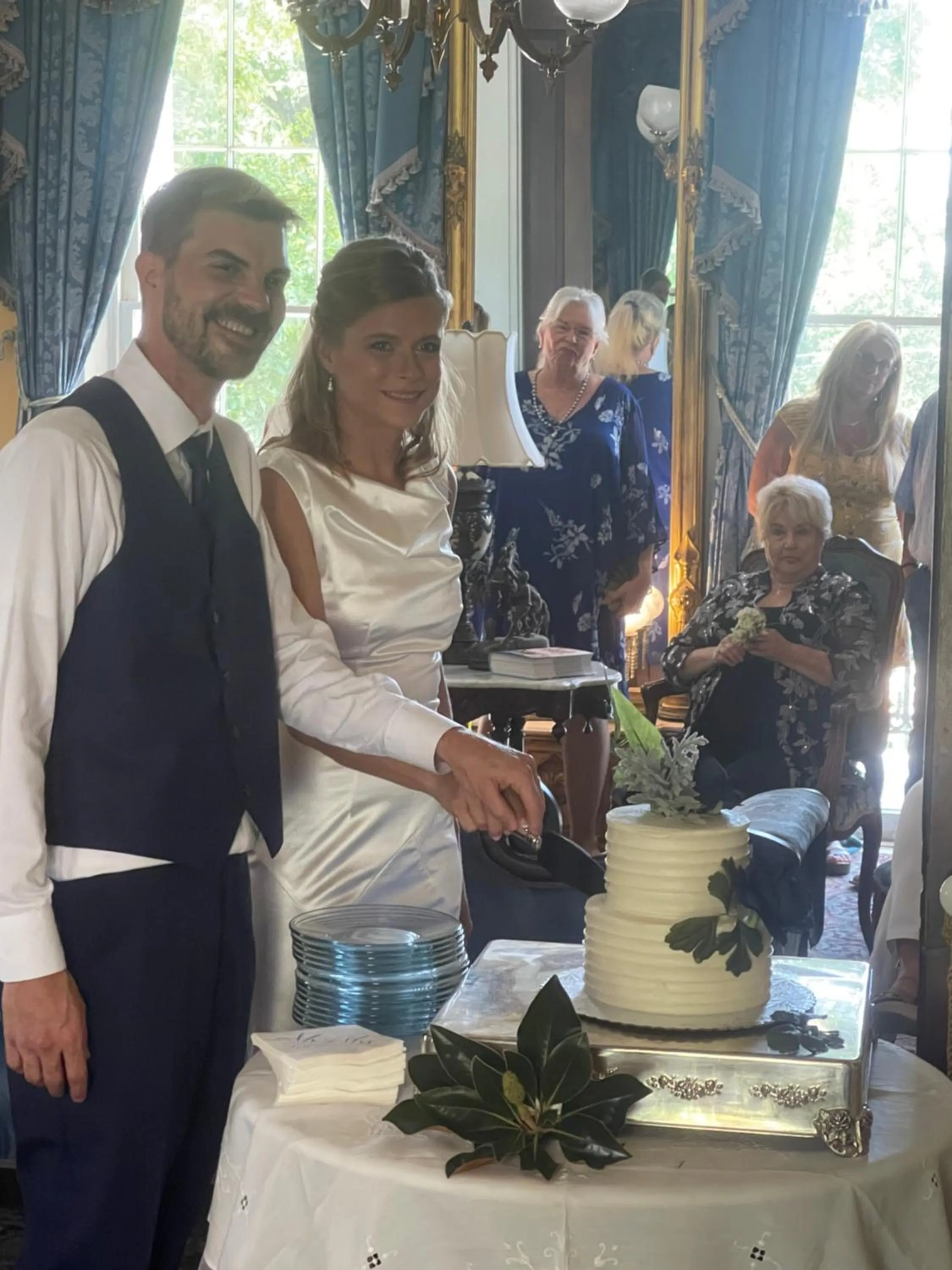 wedding in The Inn at Cedar Grove