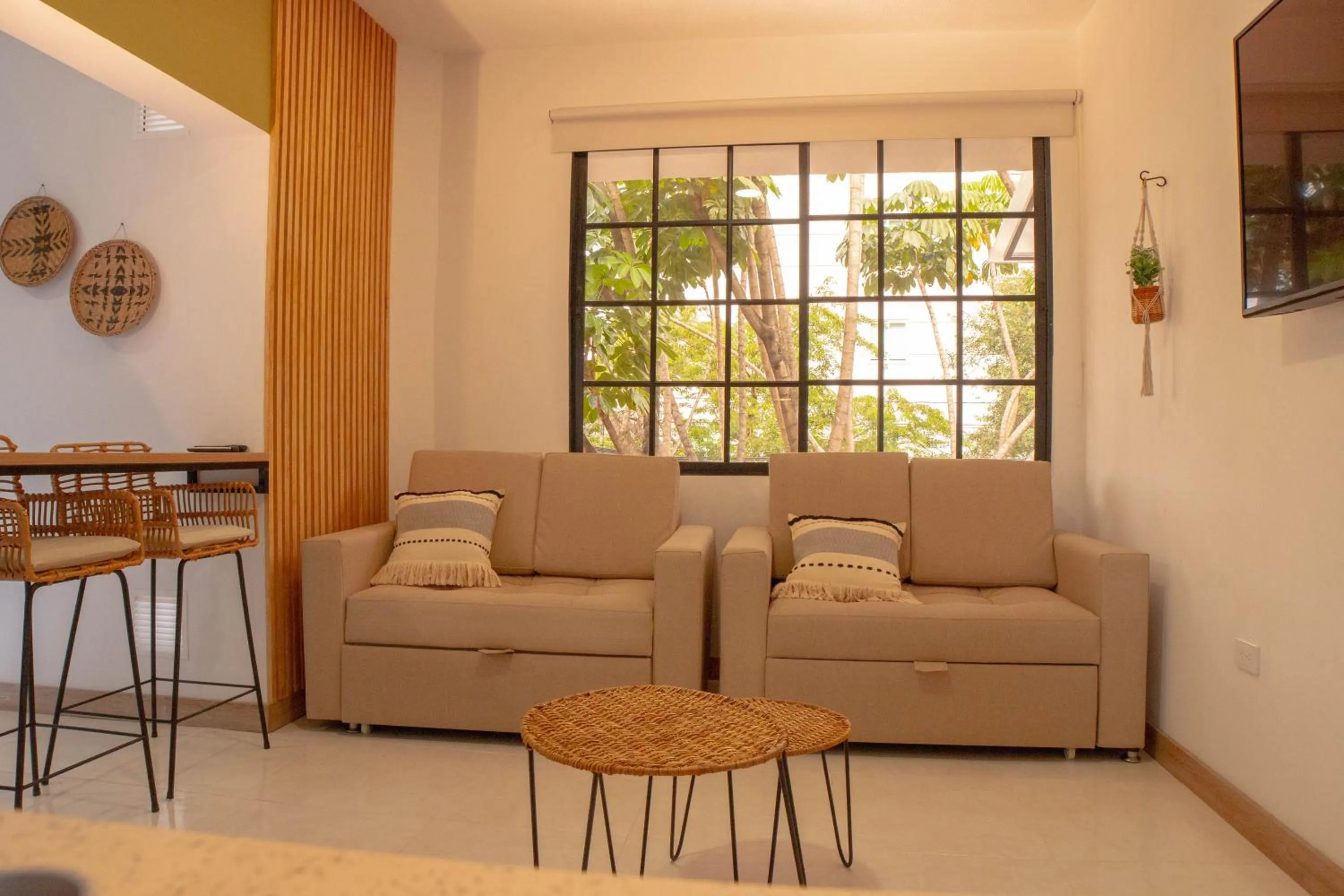 Living room in La Casona Hotel Boutique