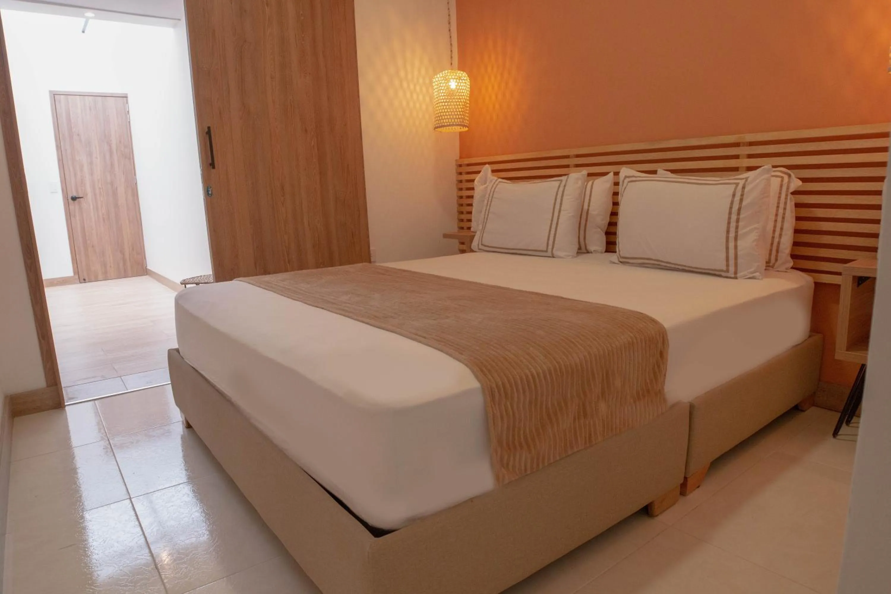 Bed in La Casona Hotel Boutique
