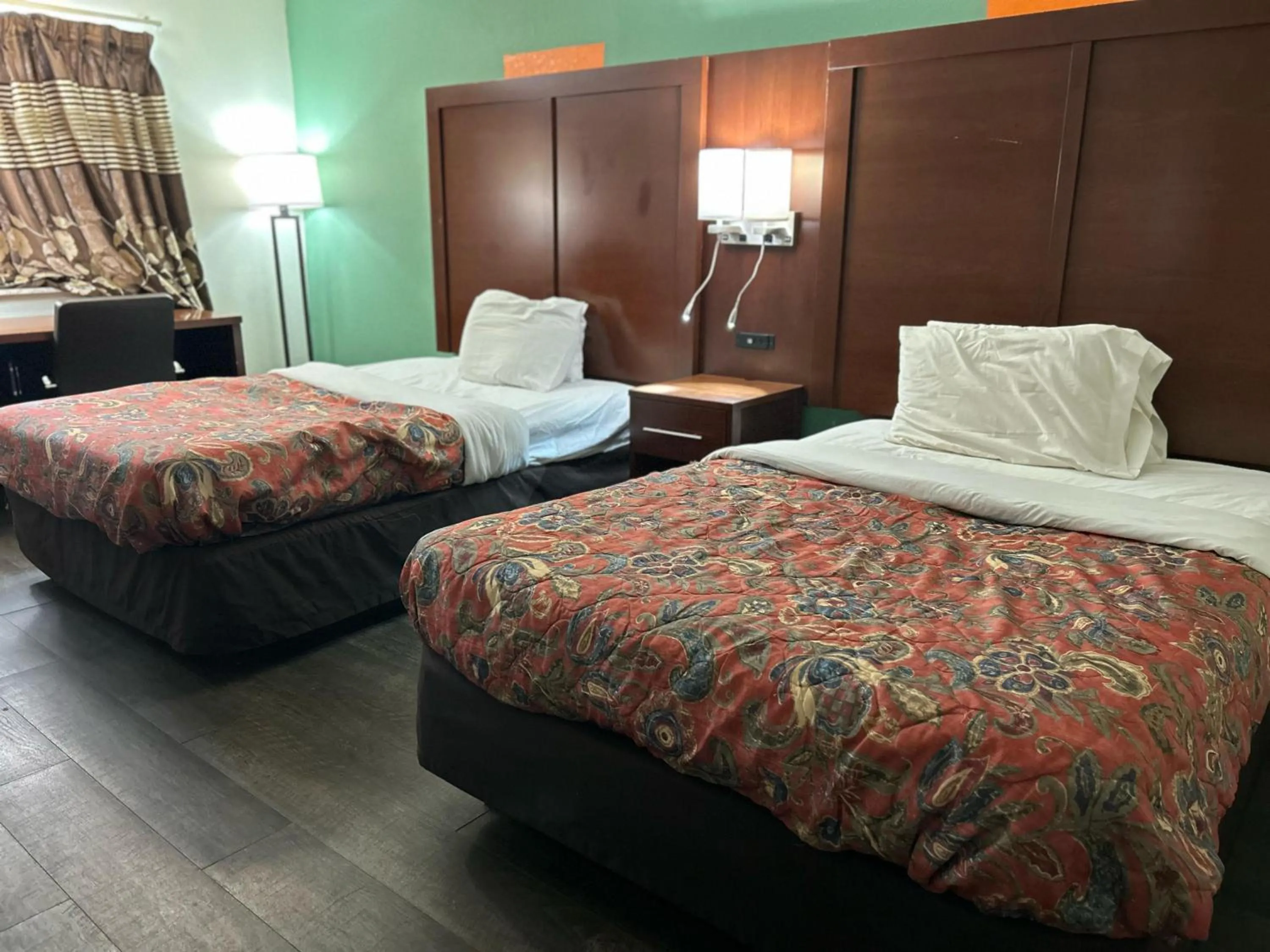 Bedroom, Bed in Hillcrest Motel by Oyo Aurora near Lawrenceburg