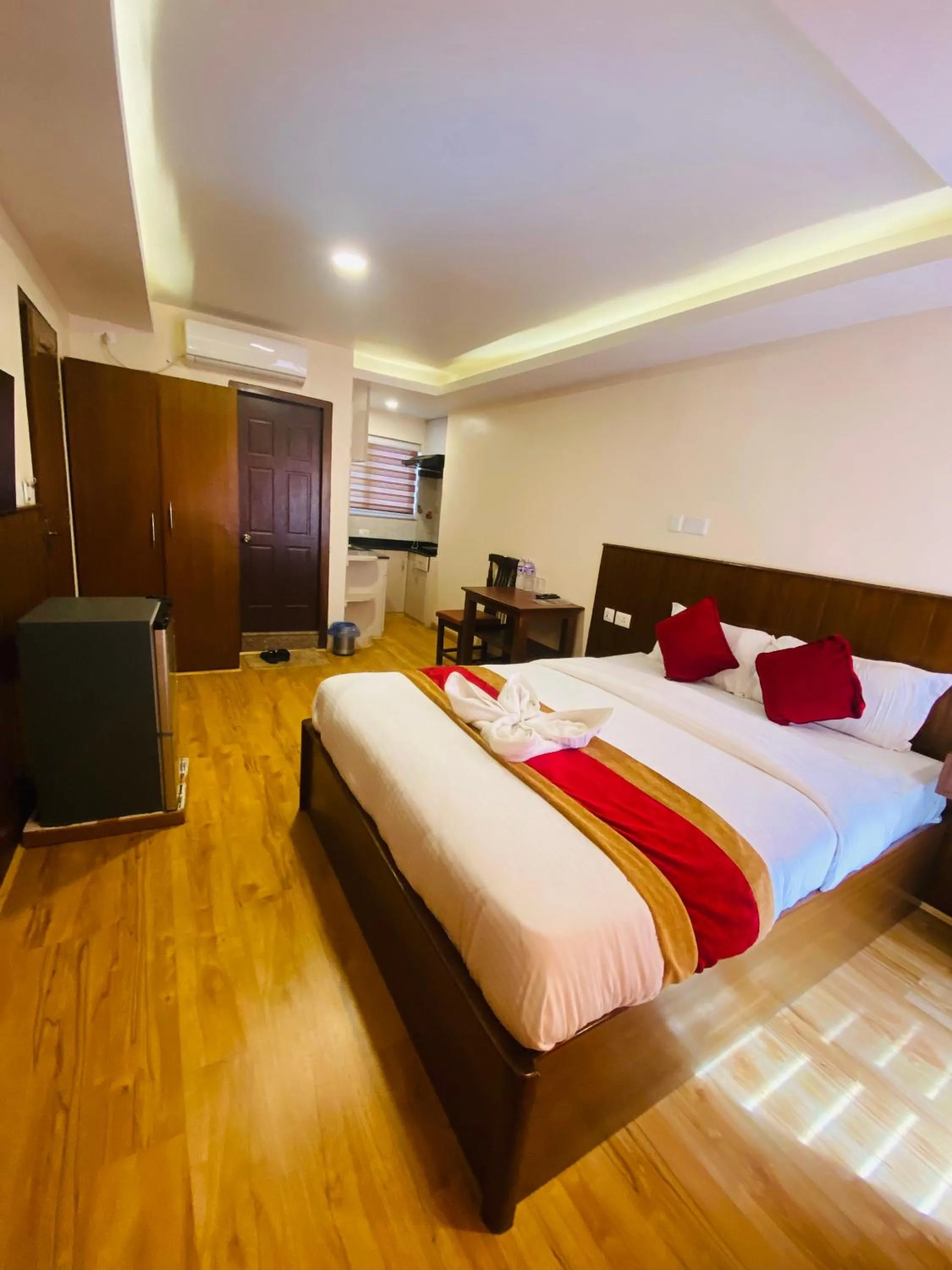 Bed in Hotel Abi International