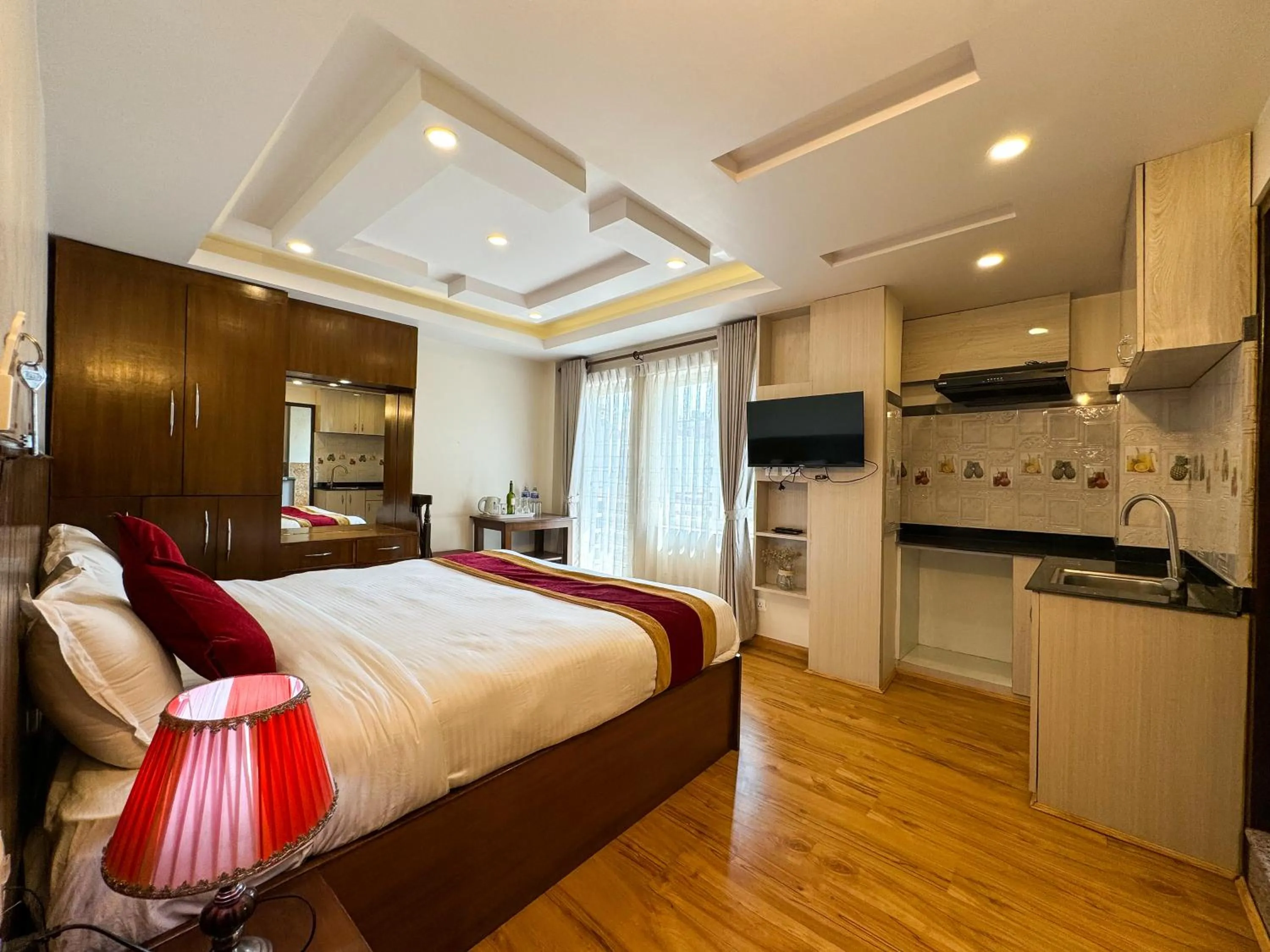 TV and multimedia, Bed in Hotel Abi International