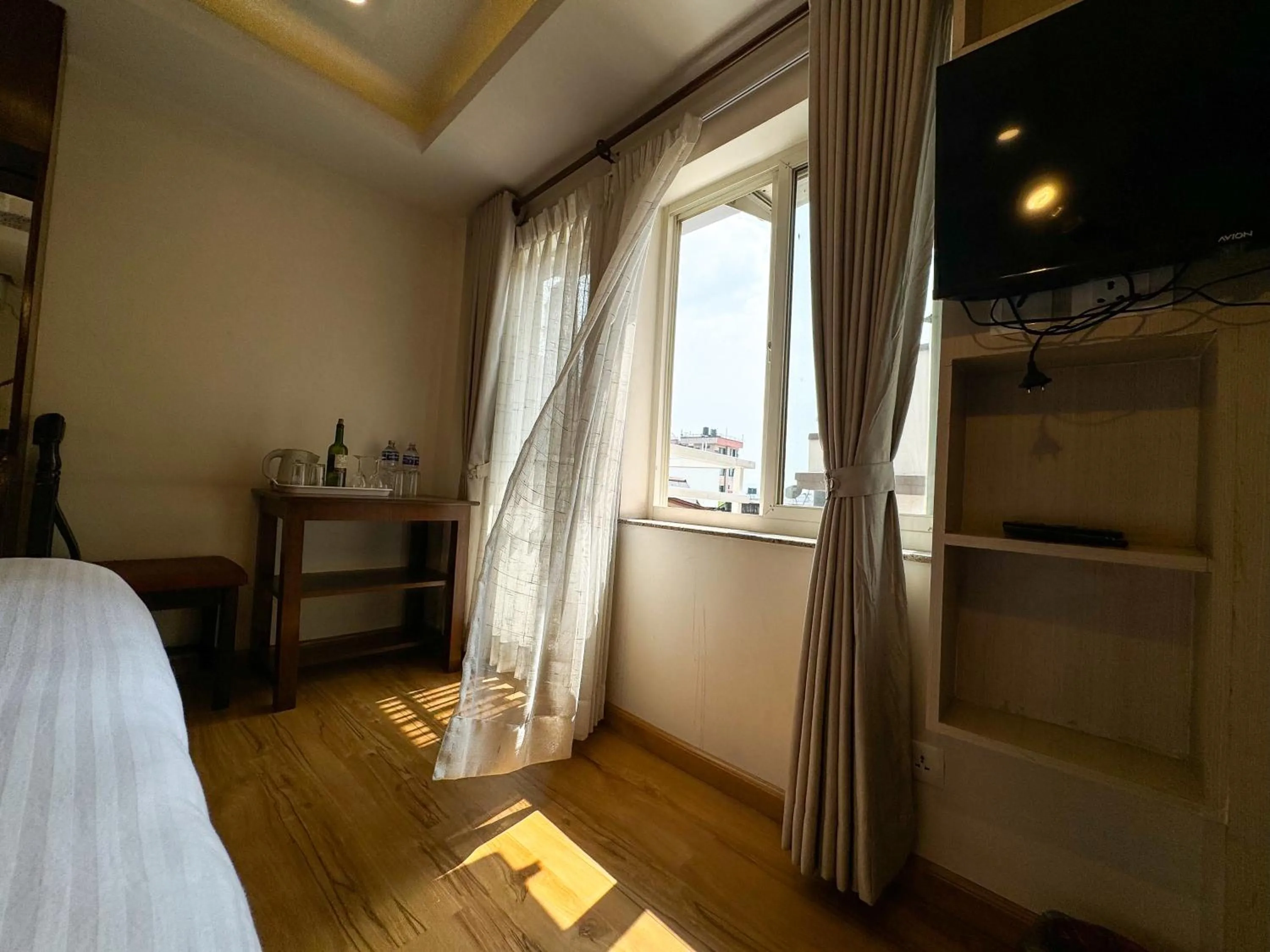 Bed in Hotel Abi International