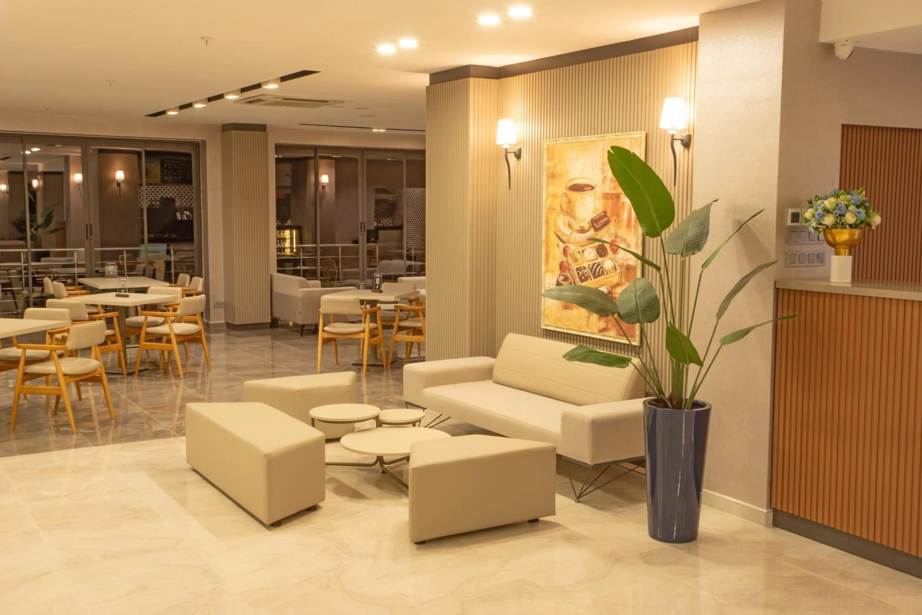 Lobby or reception in First Joy Hotel