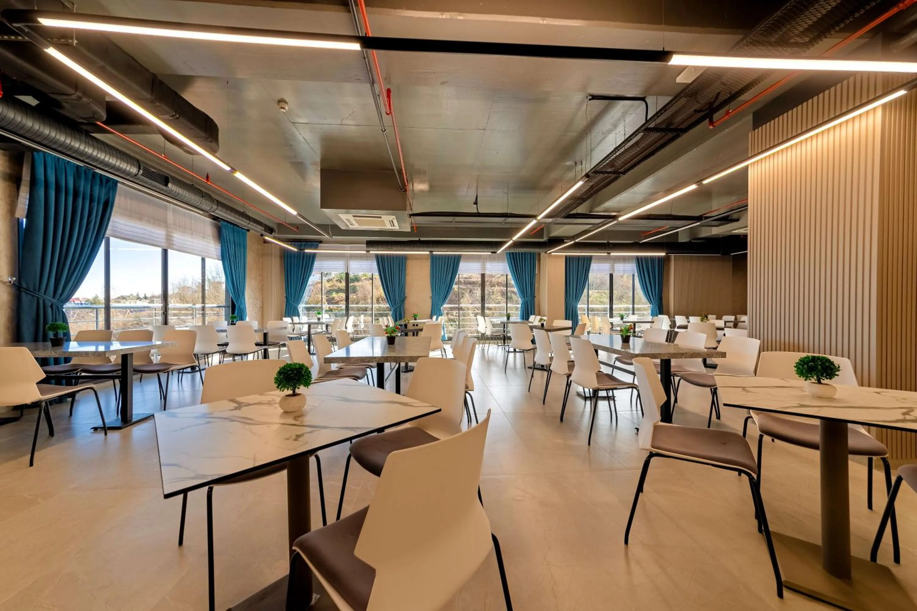 Buffet breakfast in First Joy Hotel