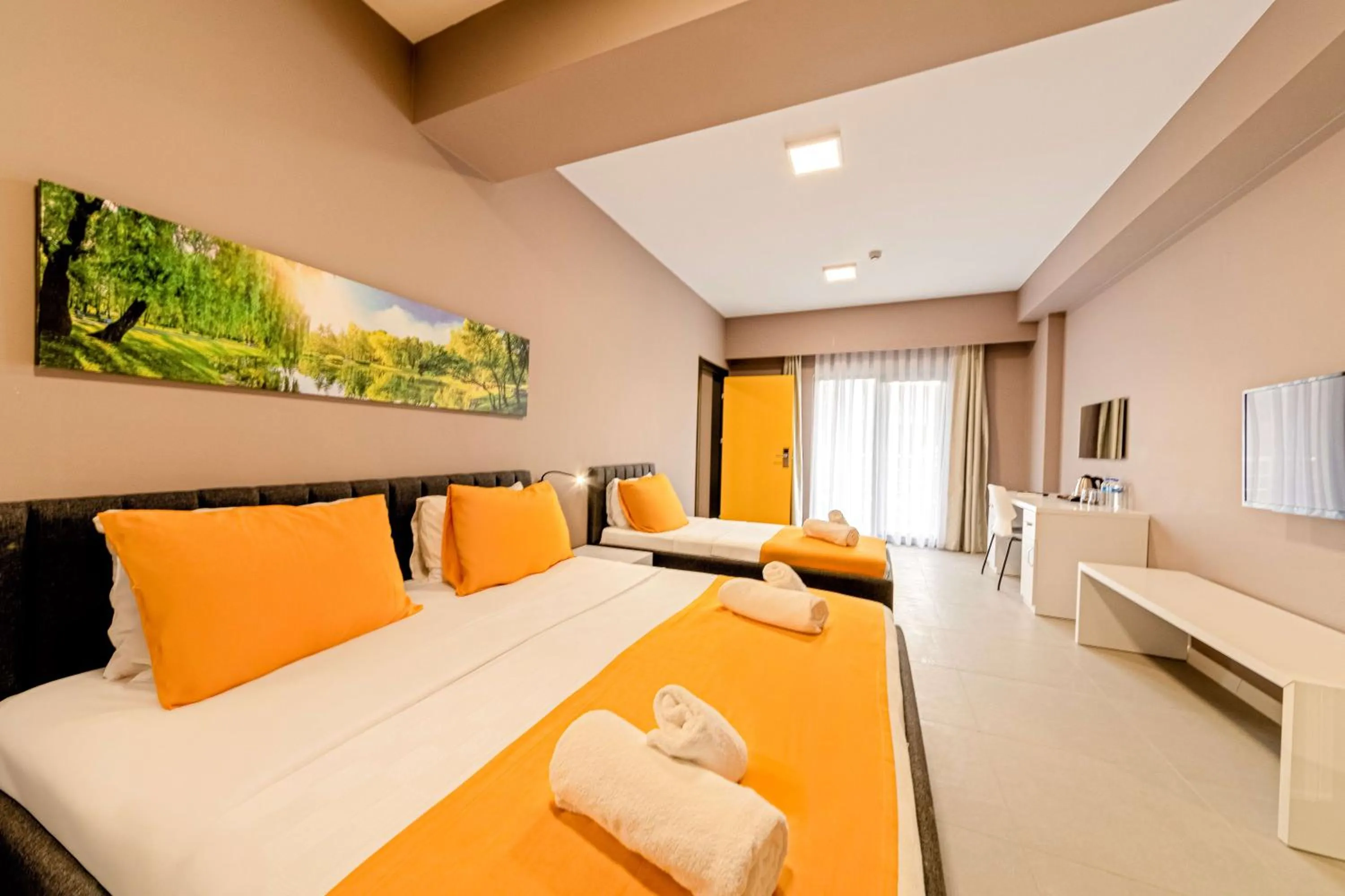 Bedroom, Bed in First Joy Hotel