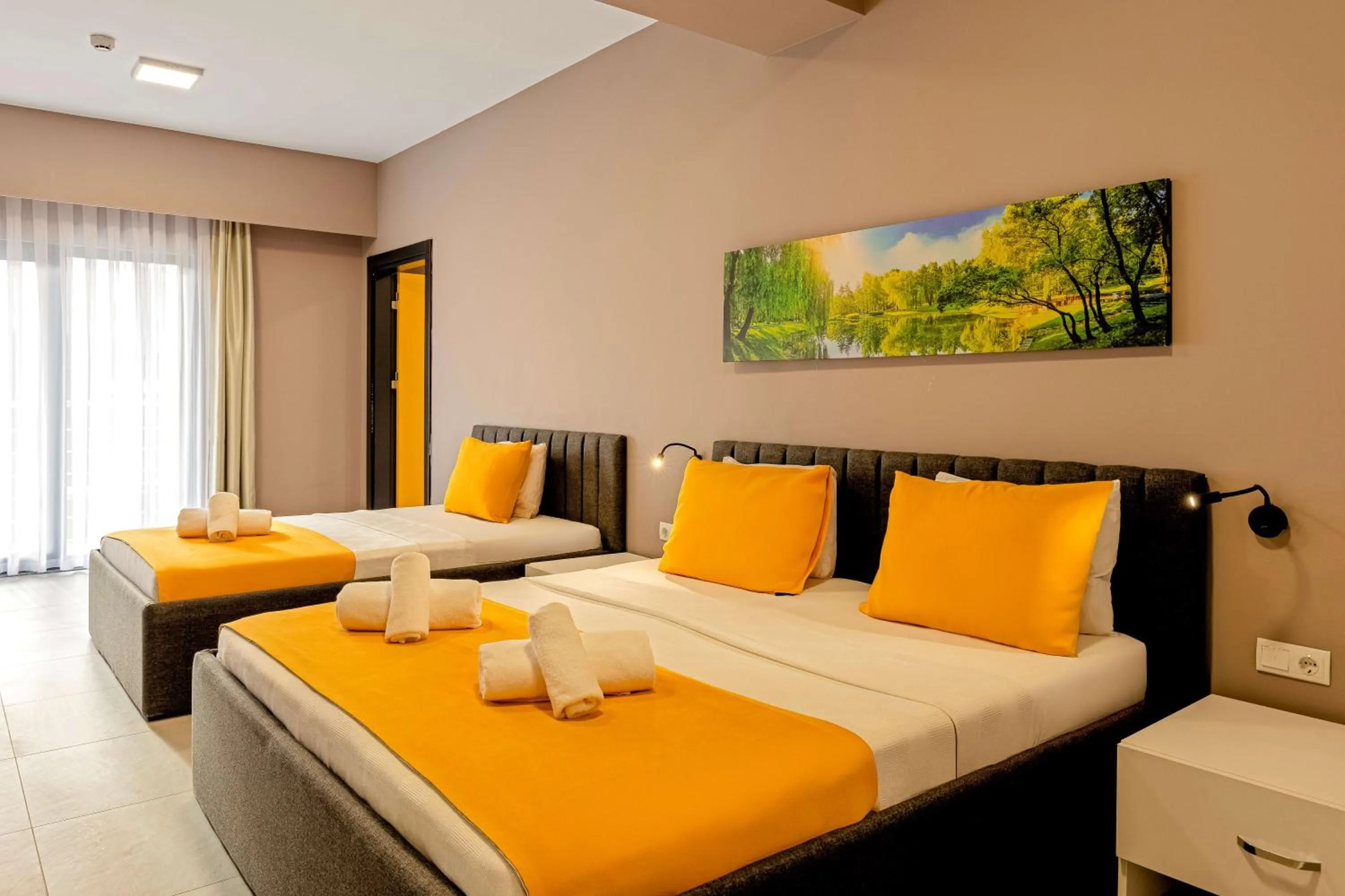 Bedroom, Bed in First Joy Hotel