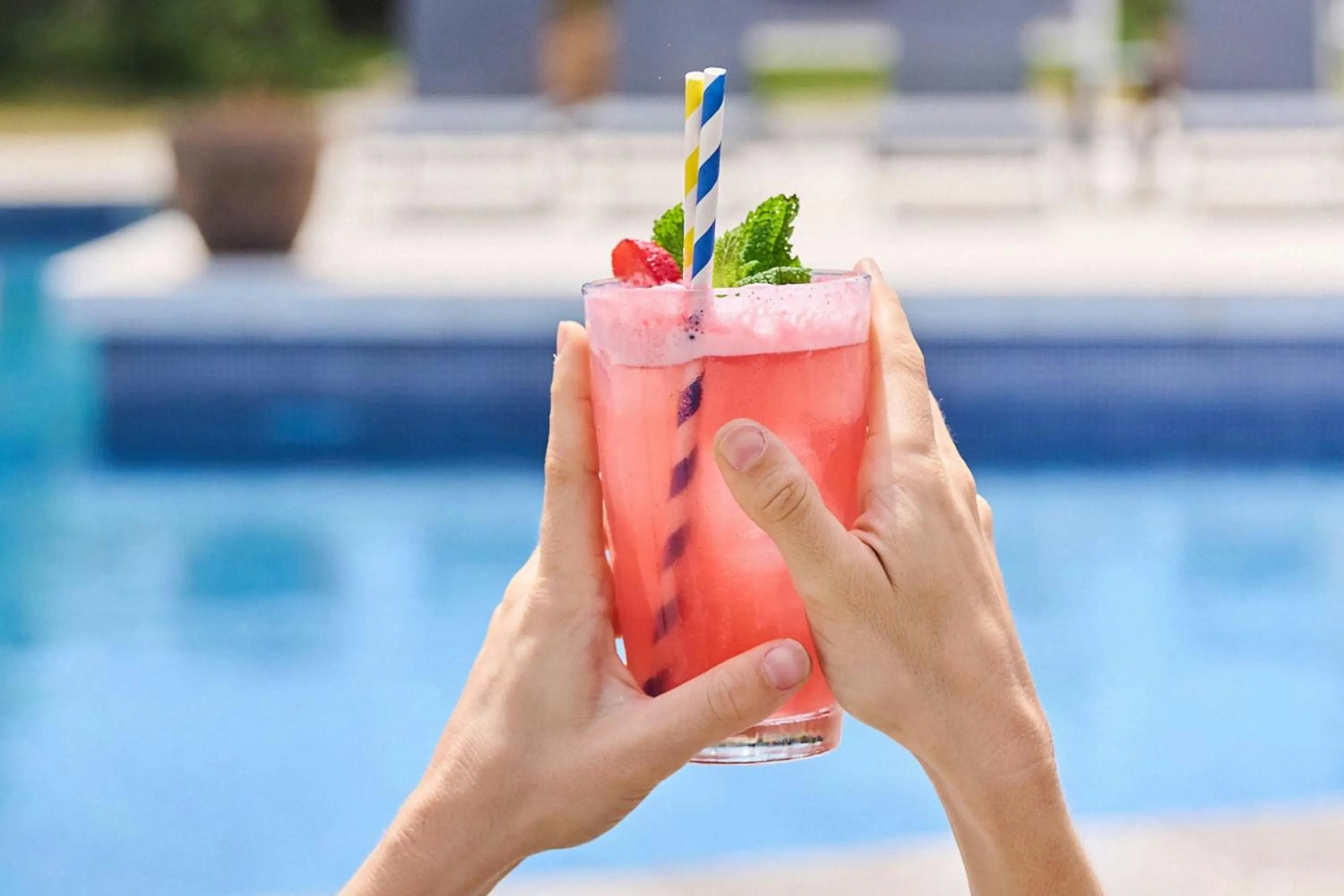 Swimming pool in AC Hotel by Marriott Gava Mar Airport