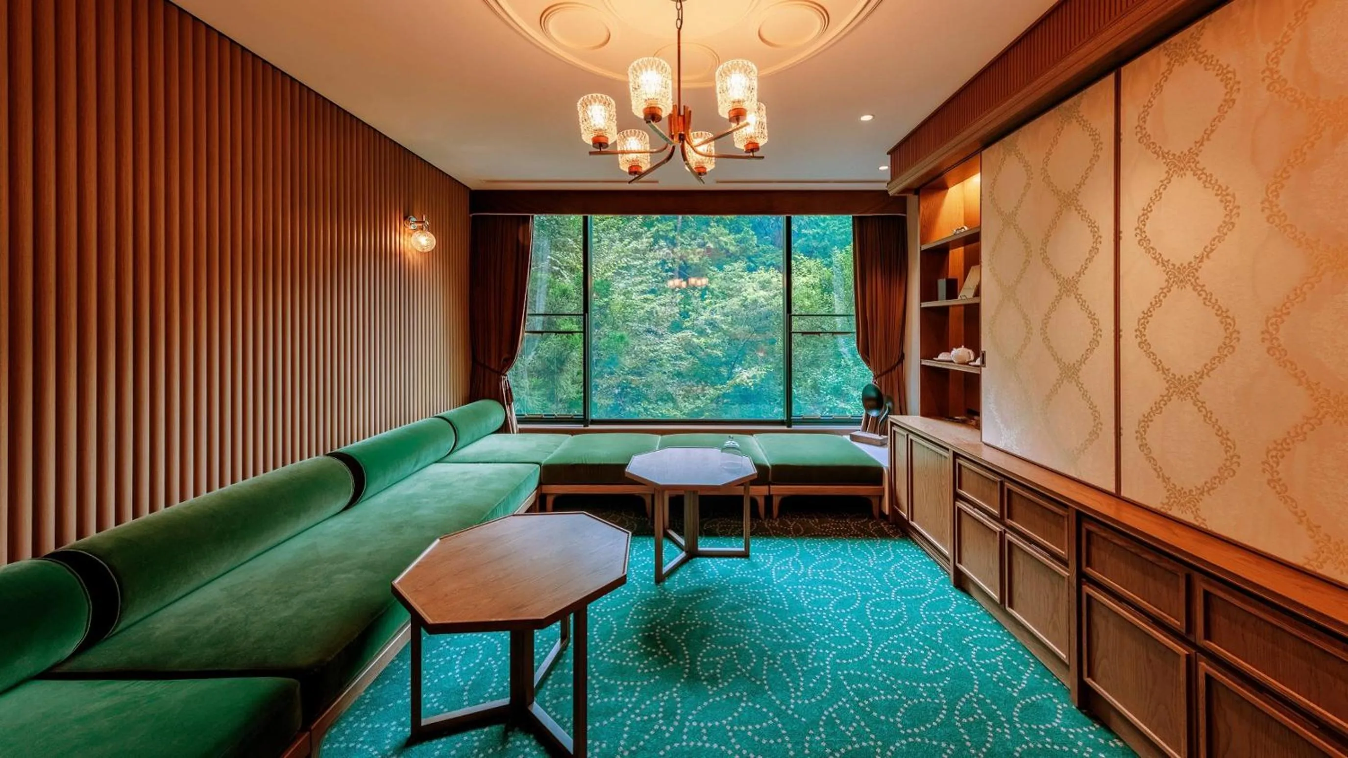 Living room in Fufu Nikko