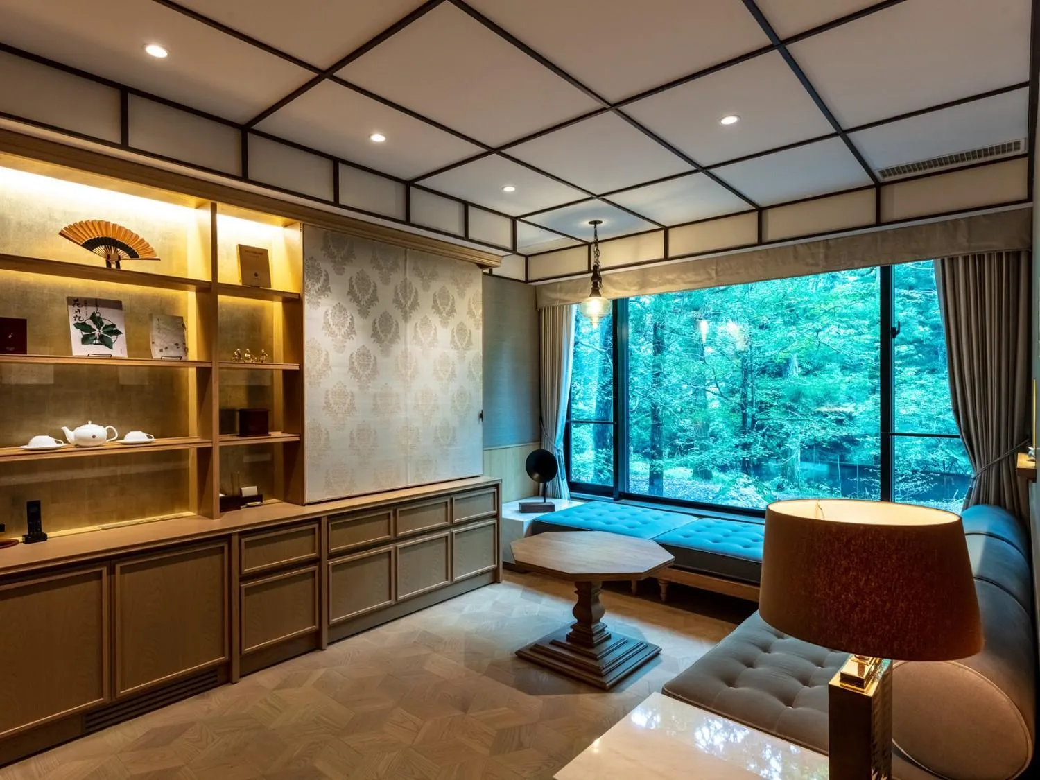 Living room in Fufu Nikko