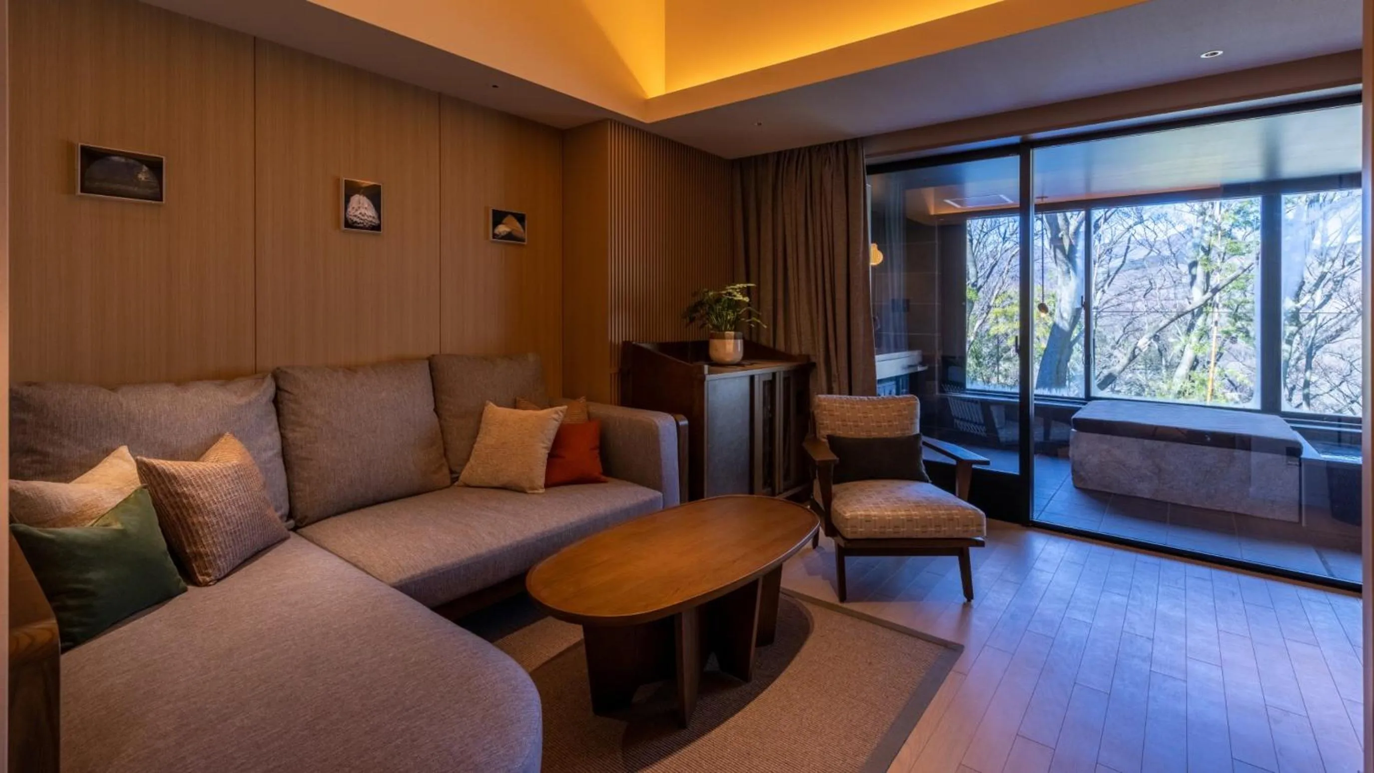 Living room in Fufu Hakone