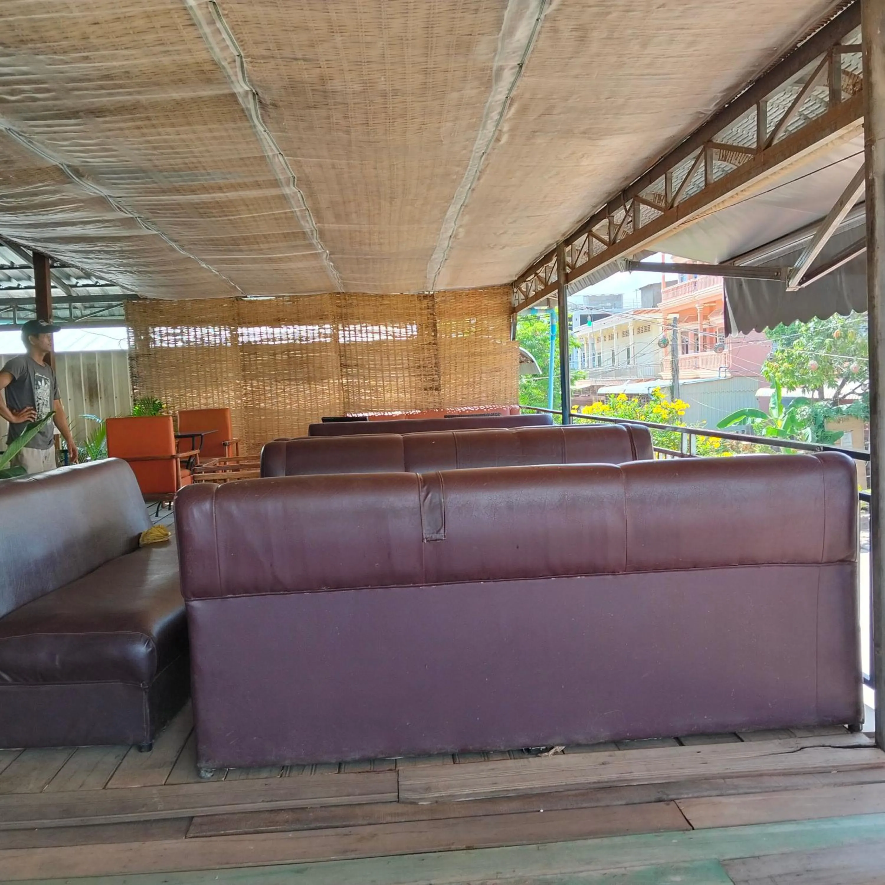 Seating area in Nomad Guesthouse